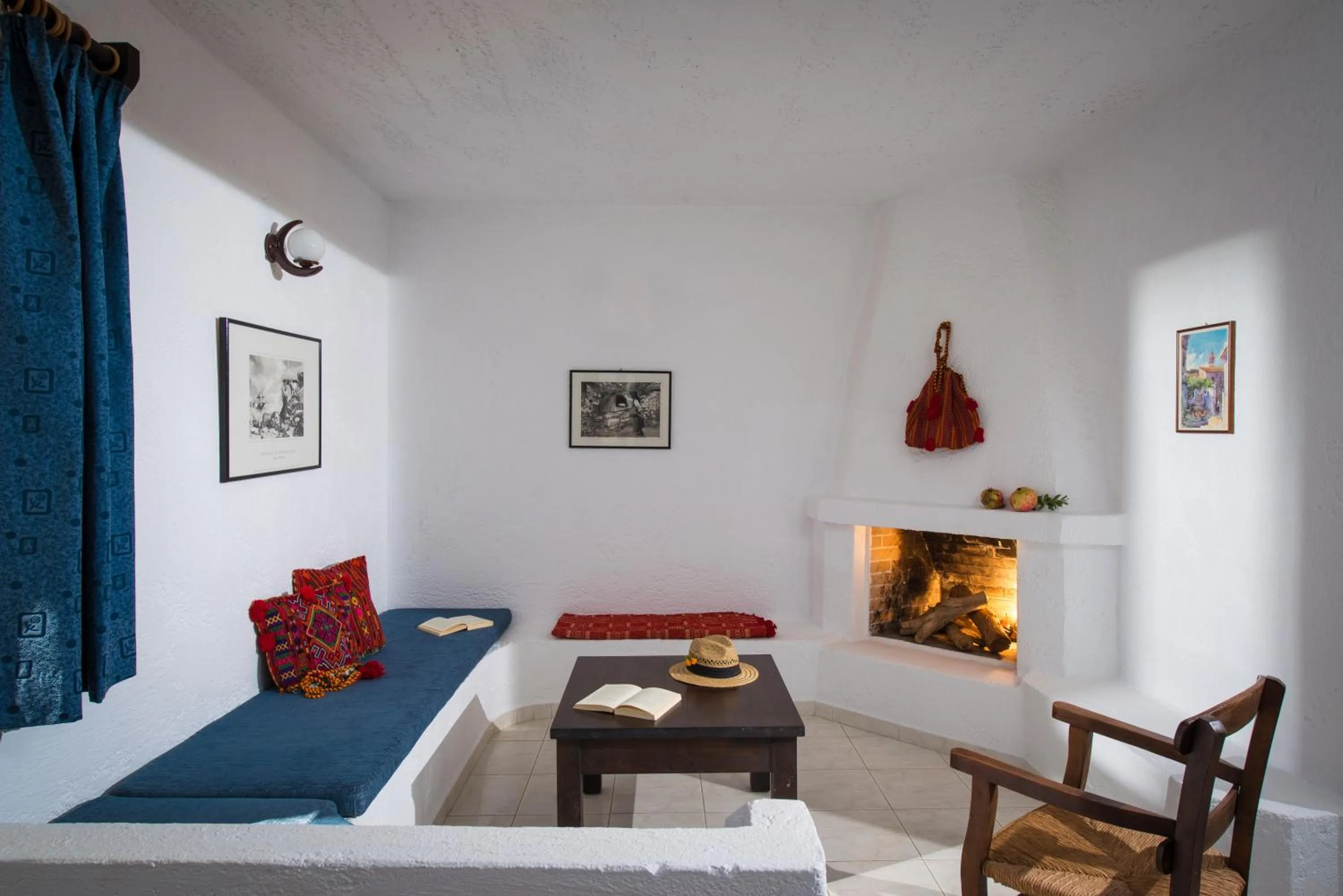 Seating area in Ambelos