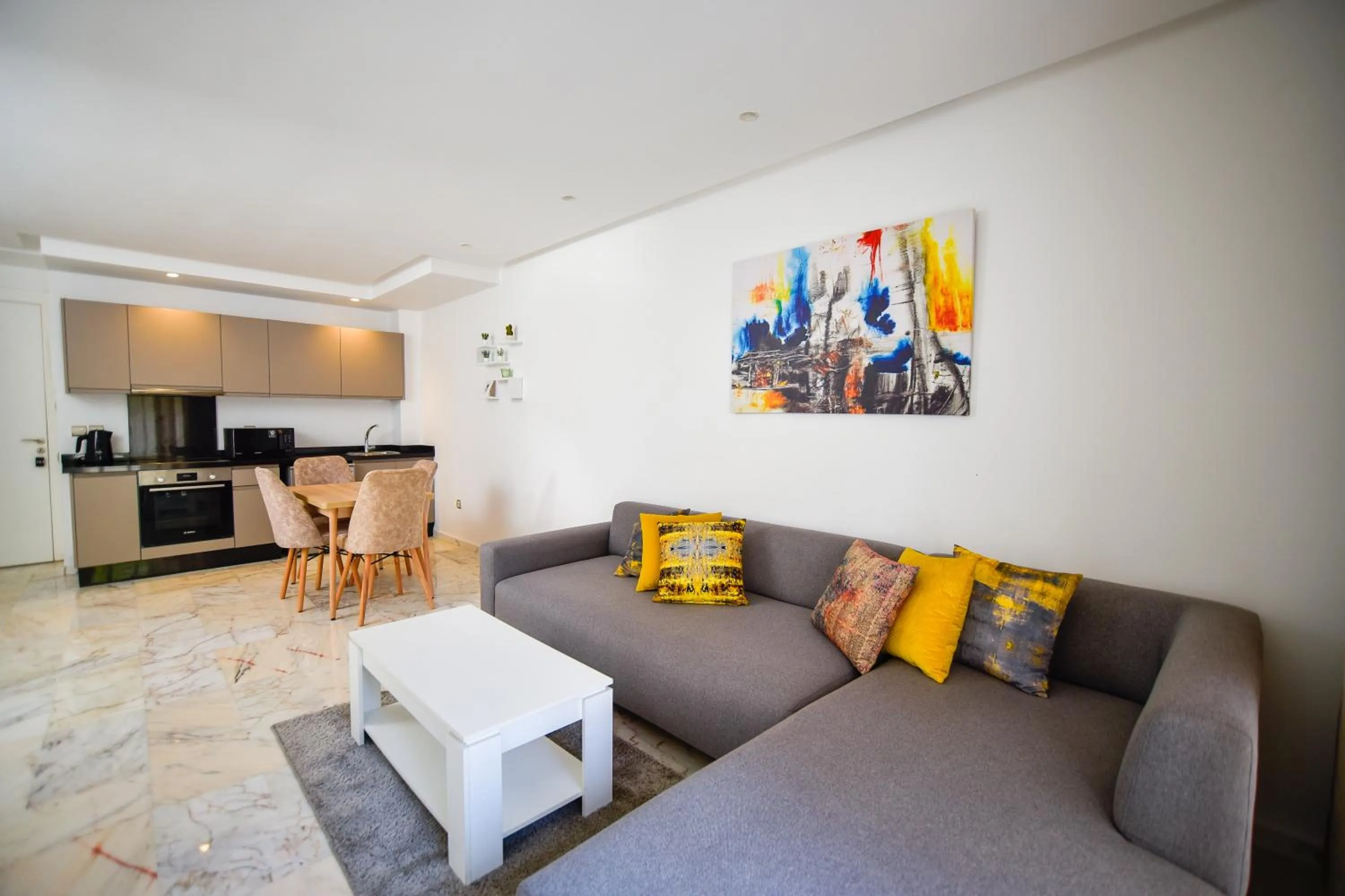 Living room in Family Aparthotel