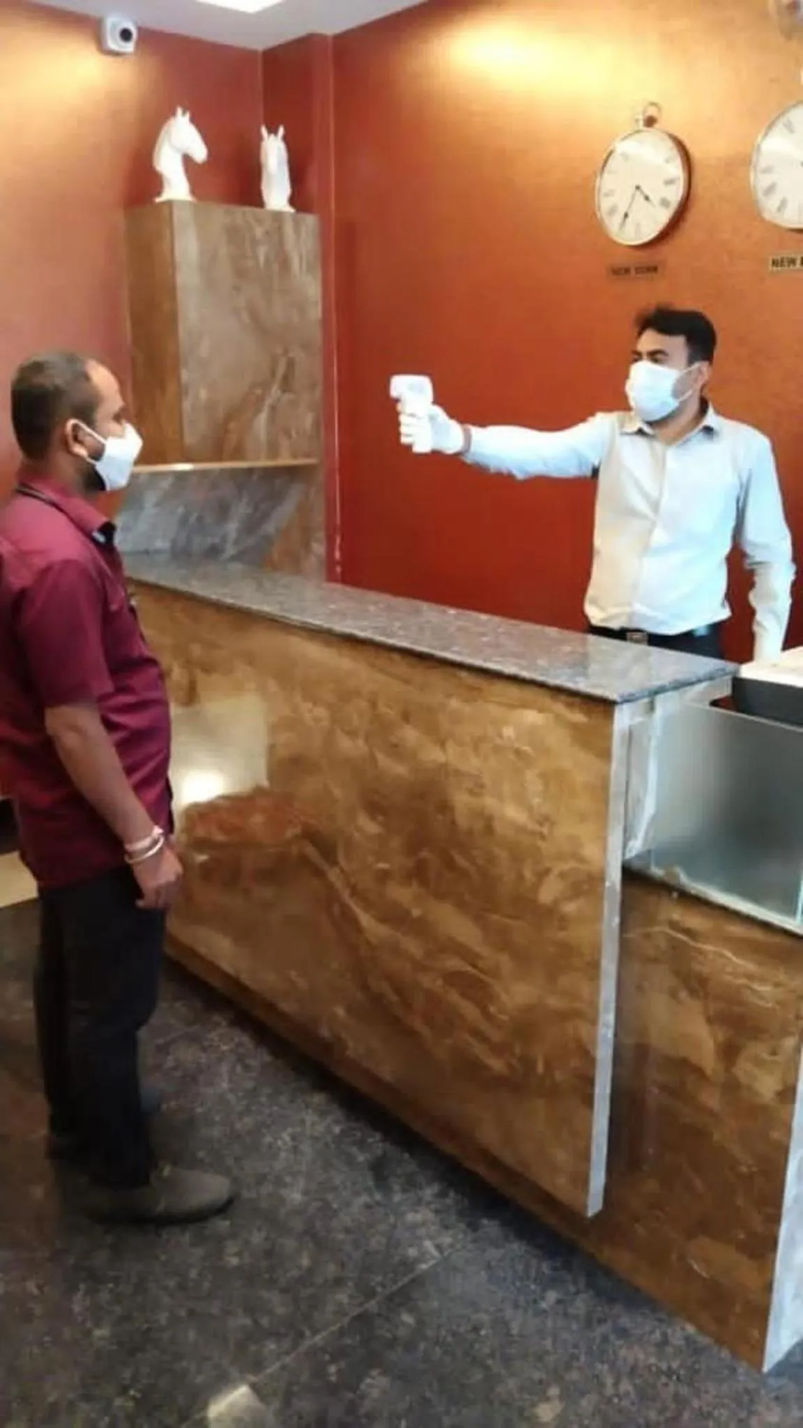 Lobby or reception in HOTEL VIJAYA LAKSHMI RESIDENCY - YESHWANTHPUR