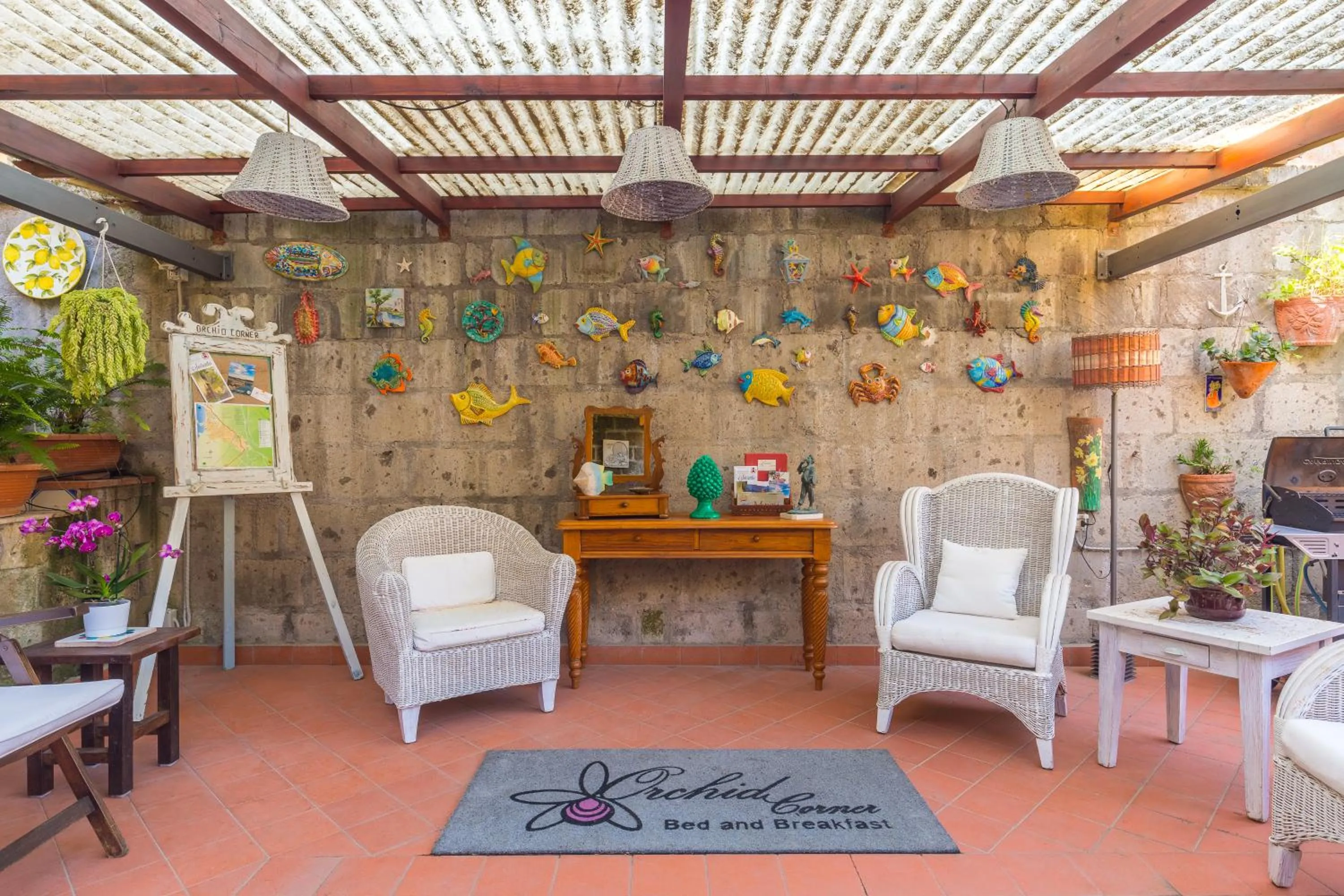 Balcony/Terrace in Orchid Corner Guesthouse
