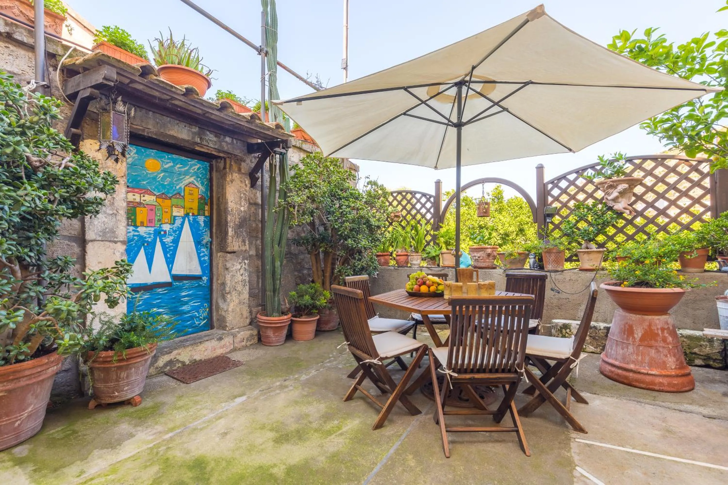 Patio in Orchid Corner Guesthouse