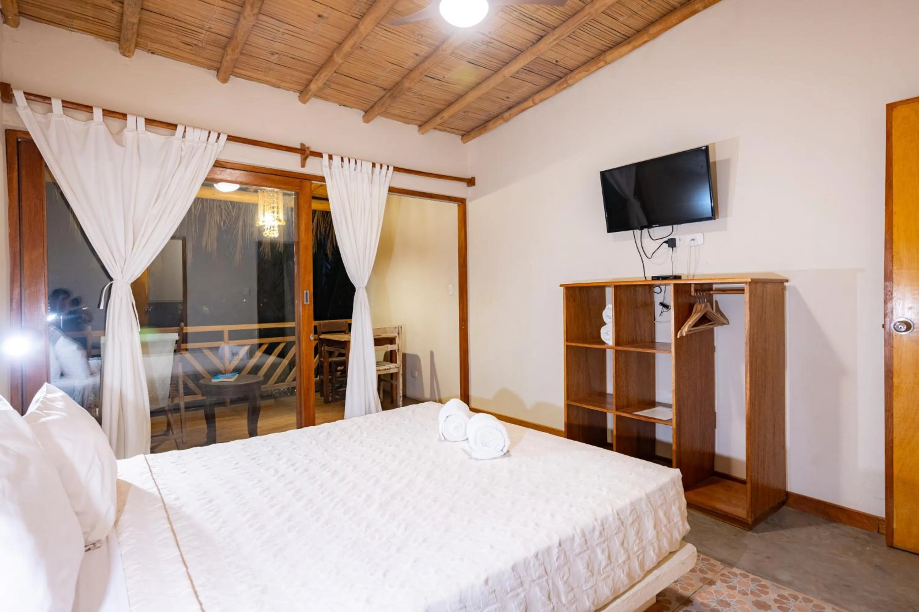 Bed in Hospedaje La Quebrada