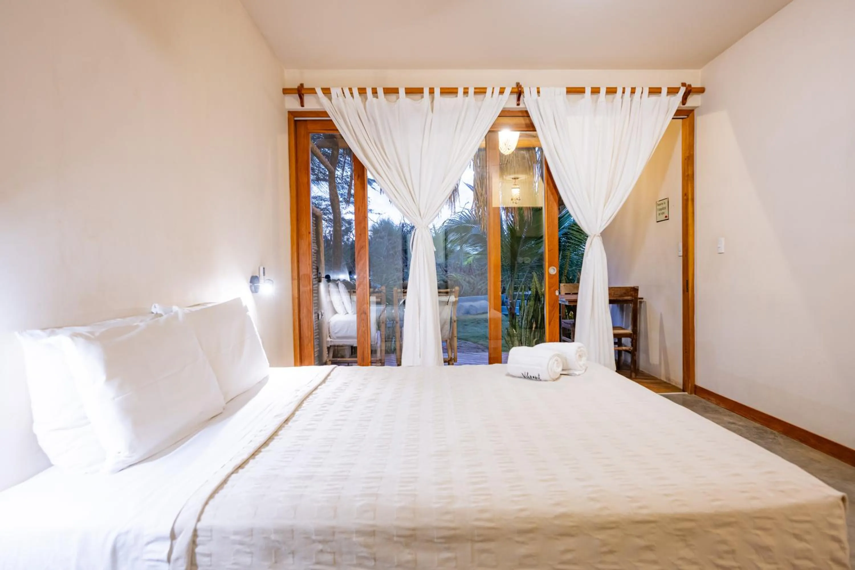 Bed in Hospedaje La Quebrada