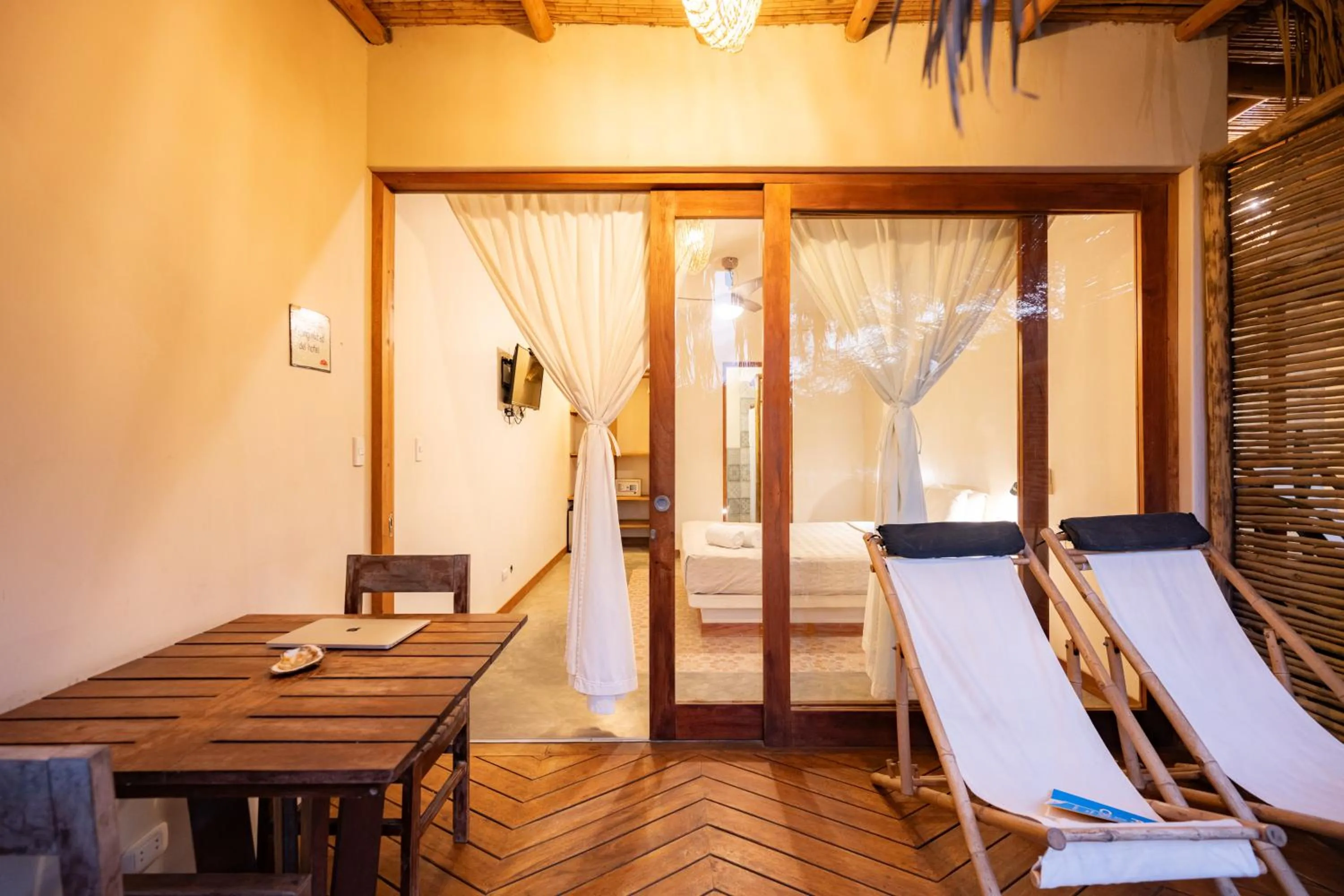 Bed in Hospedaje La Quebrada