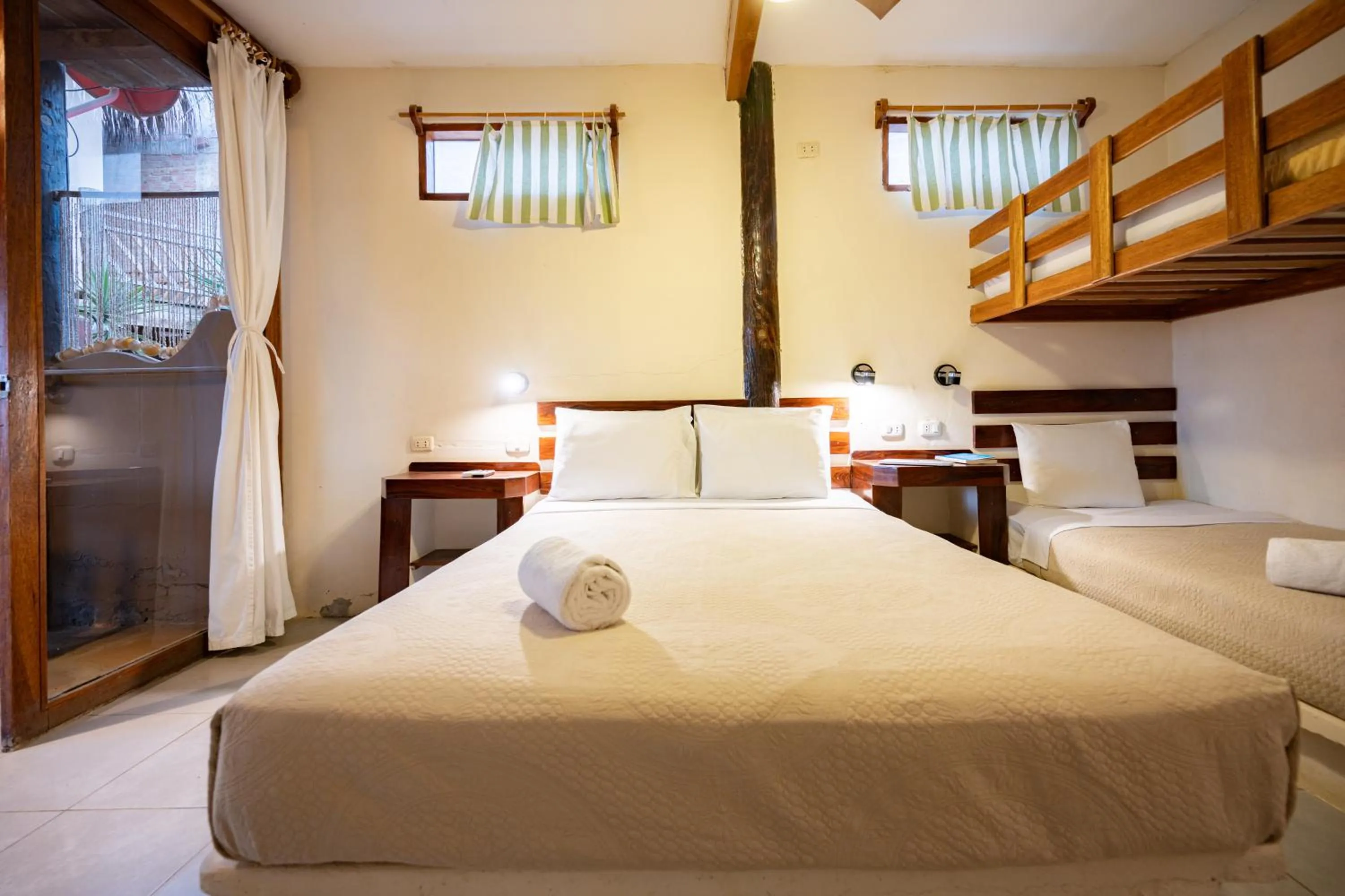 Bed in Hospedaje La Quebrada