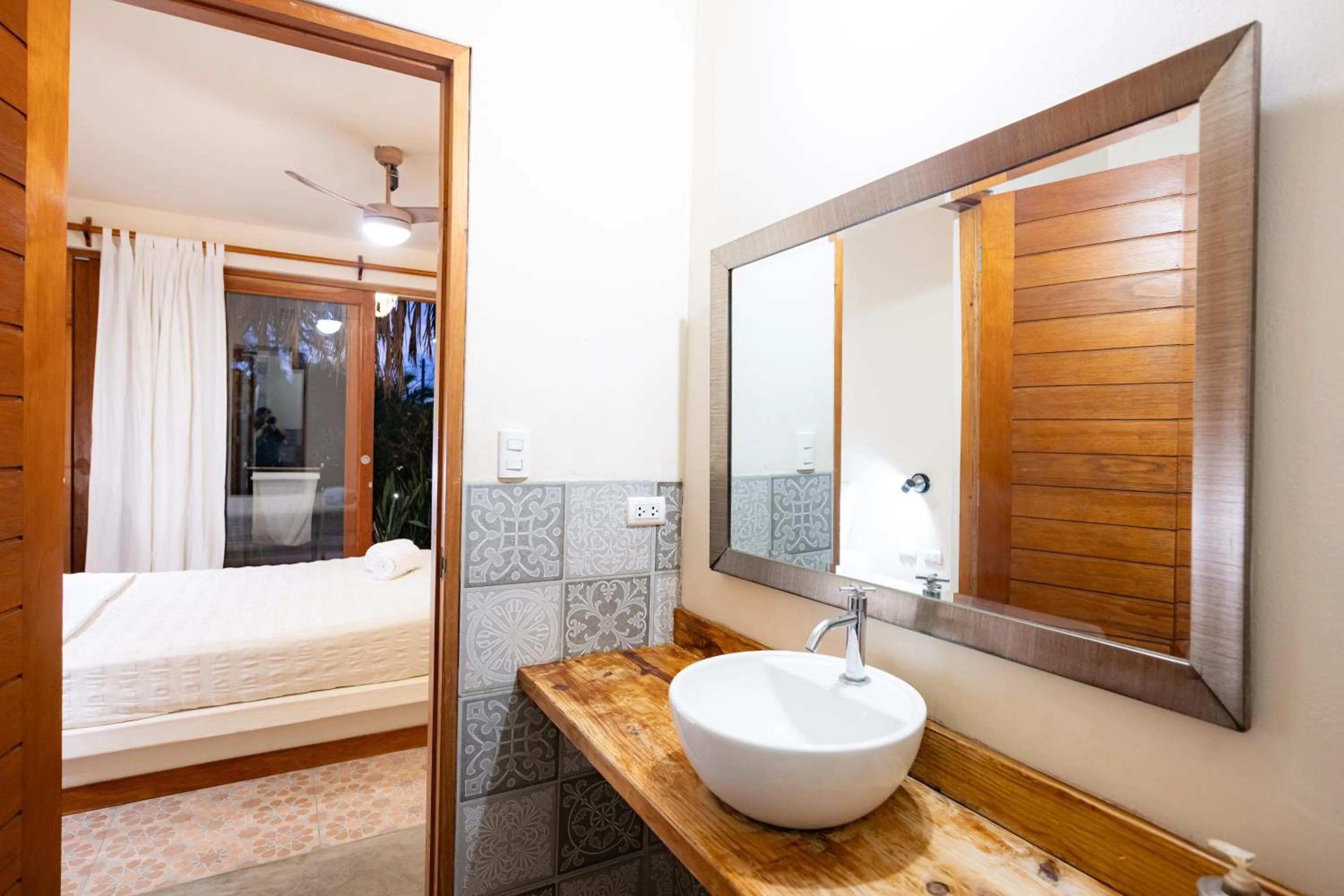 Bed in Hospedaje La Quebrada