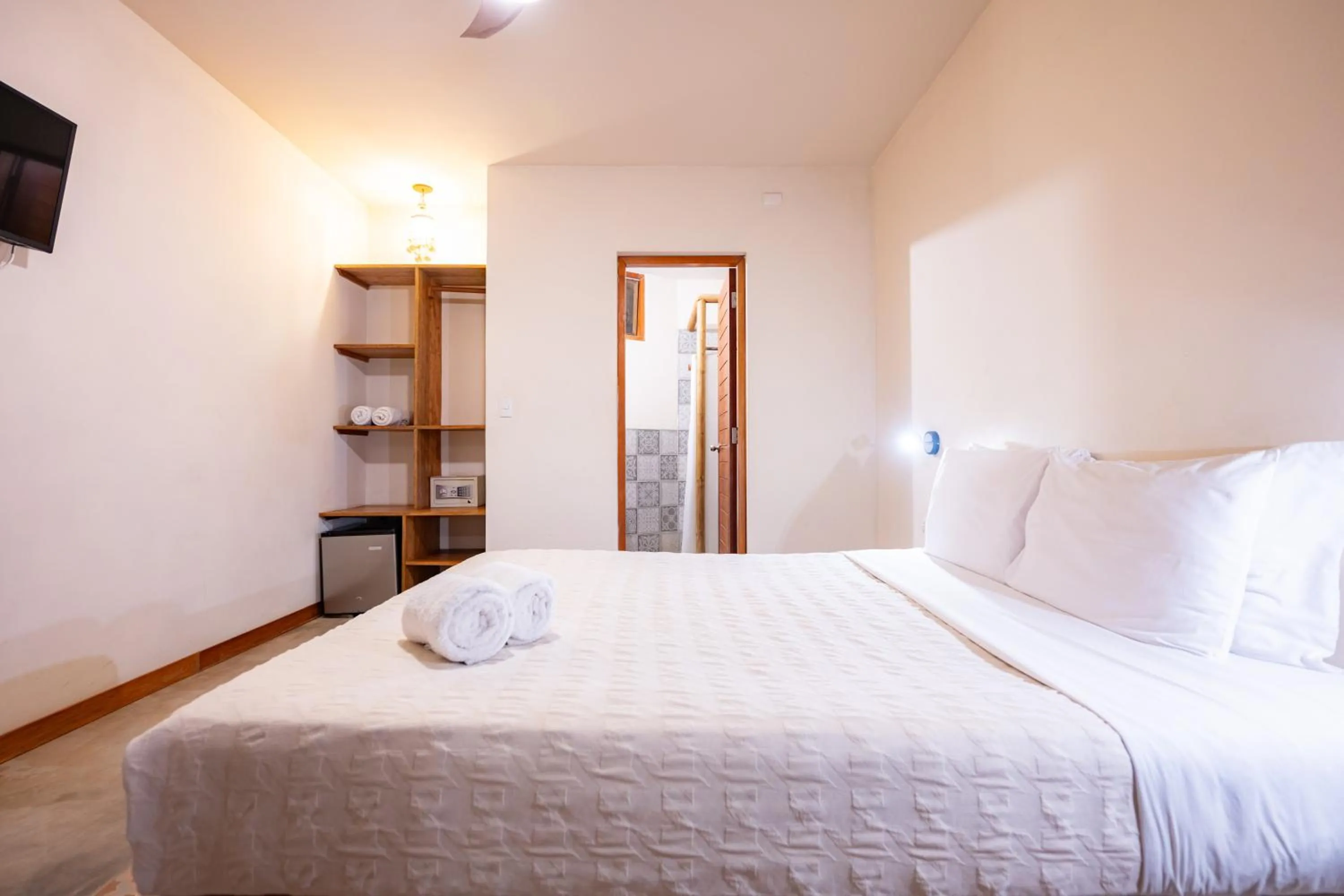 Bed in Hospedaje La Quebrada