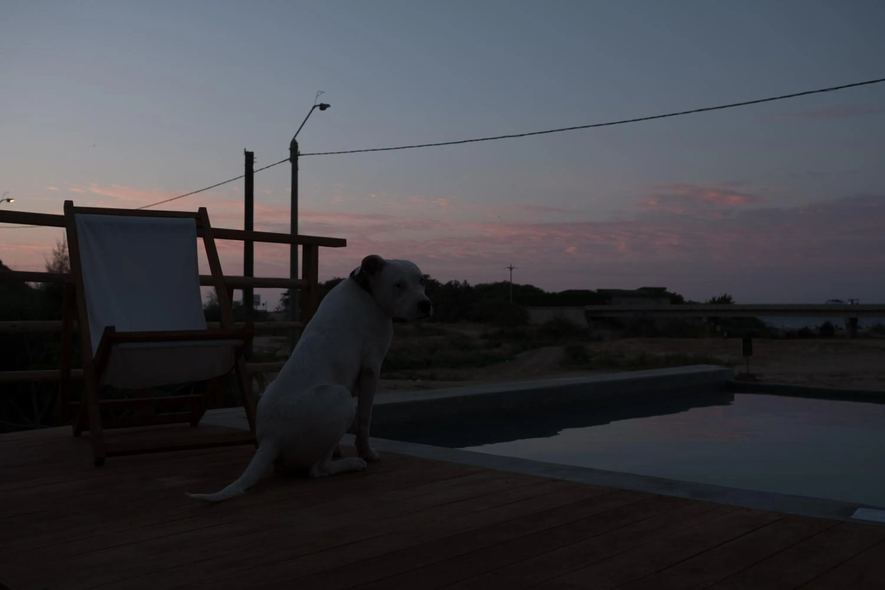 Swimming pool in Hospedaje La Quebrada