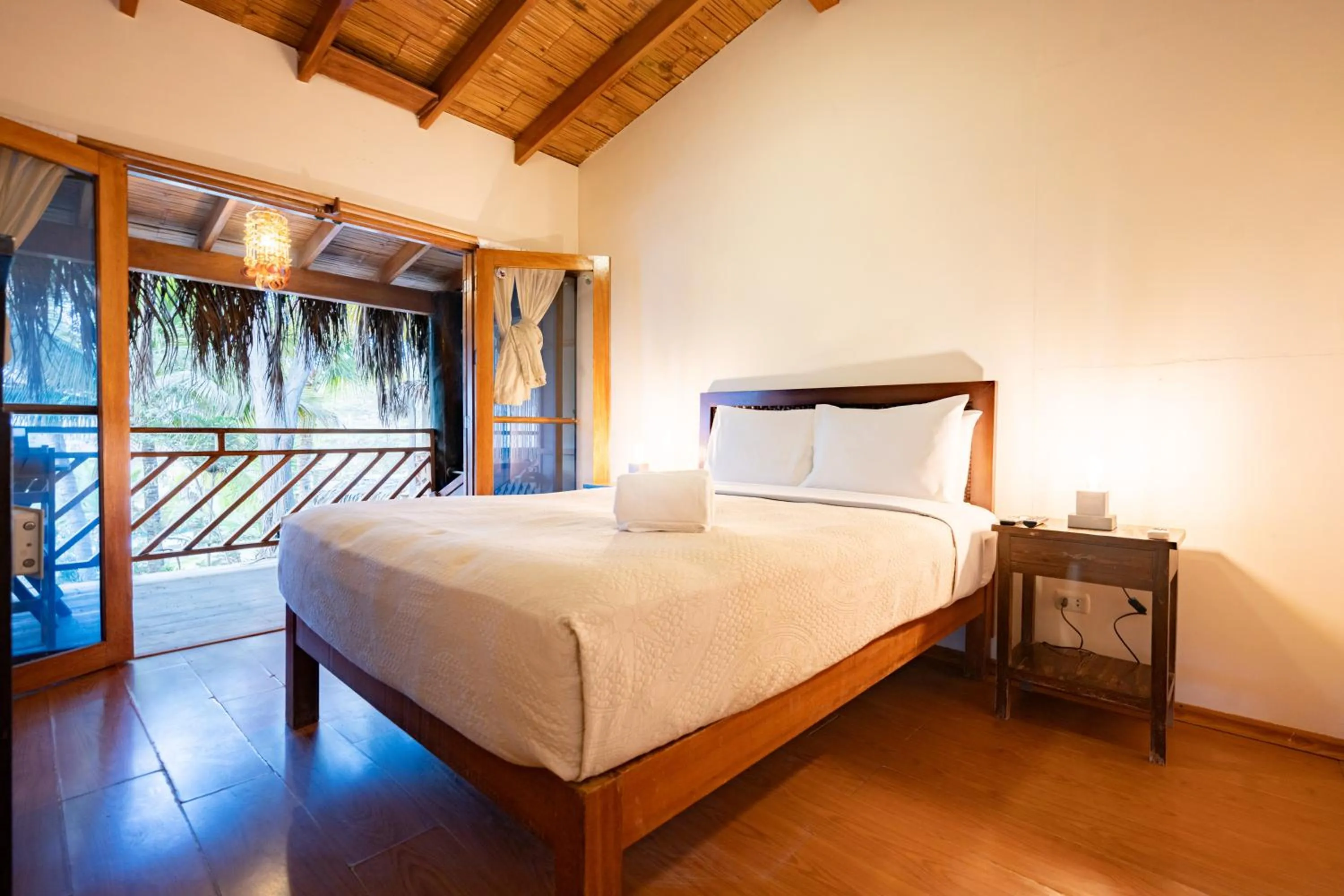 Bed in Hospedaje La Quebrada