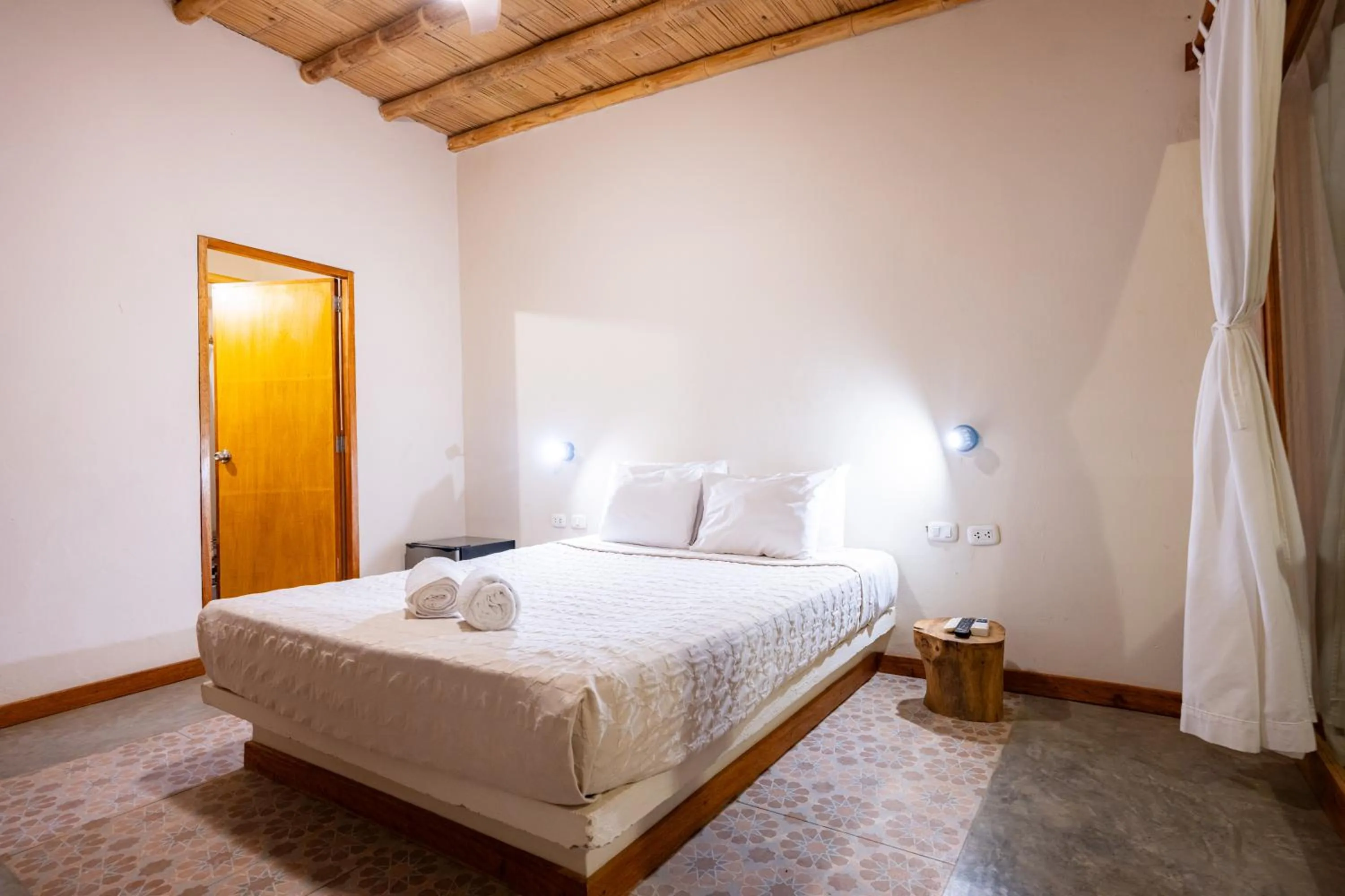 Bed in Hospedaje La Quebrada