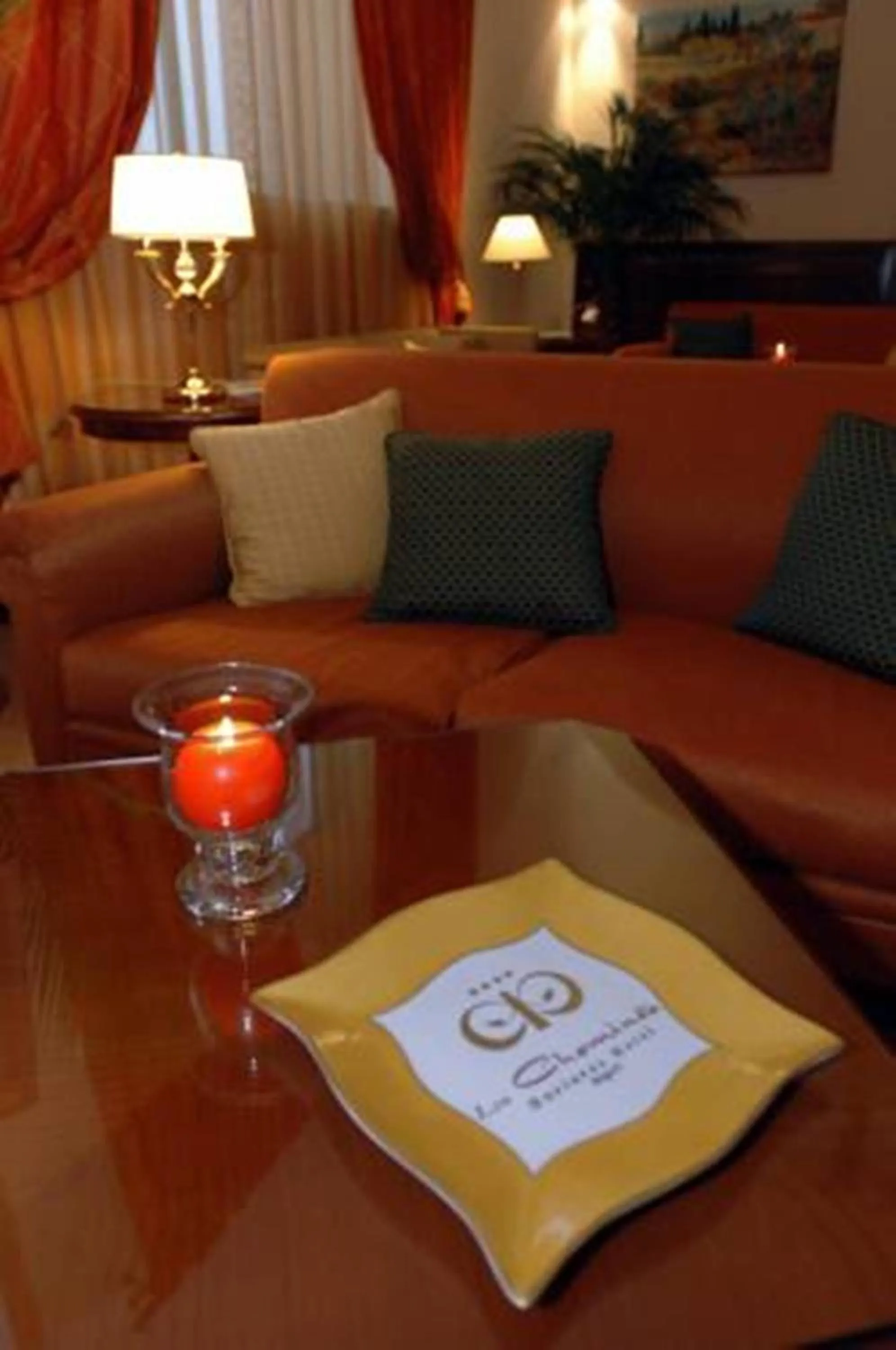 Patio in Le Cheminée Business Hotel Napoli