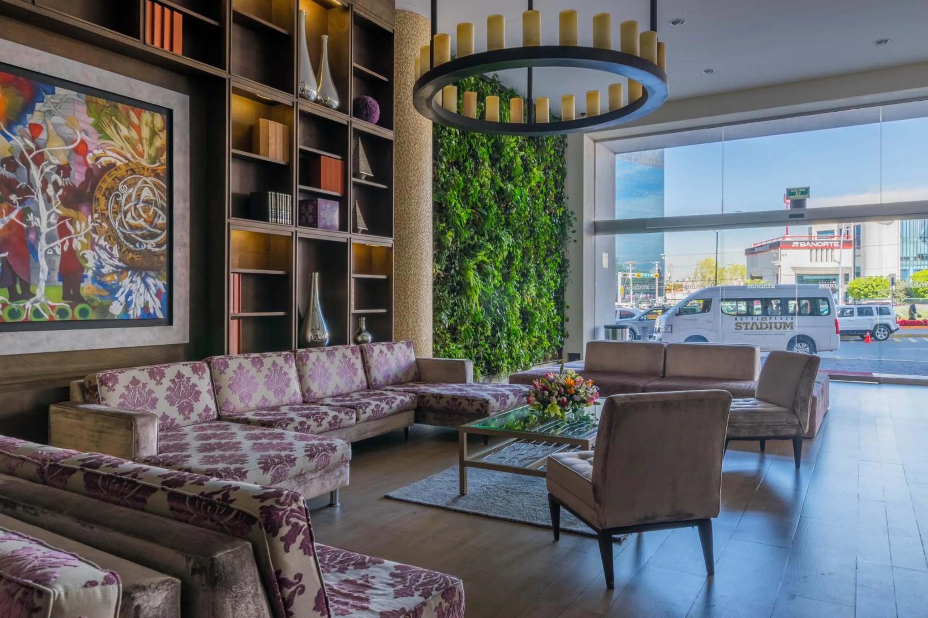 Lobby or reception in Hotel Stadium Leon