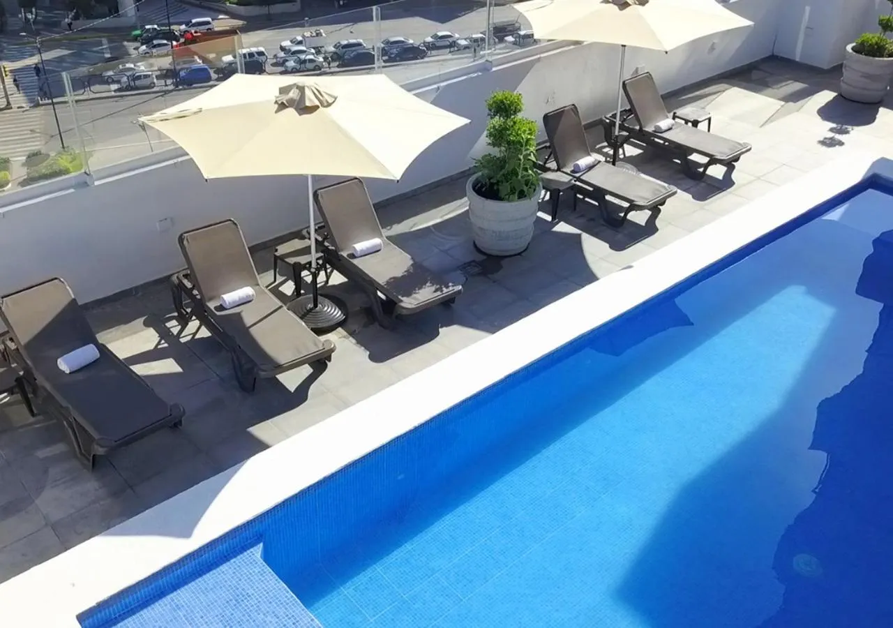 Swimming pool in Hotel Stadium Leon