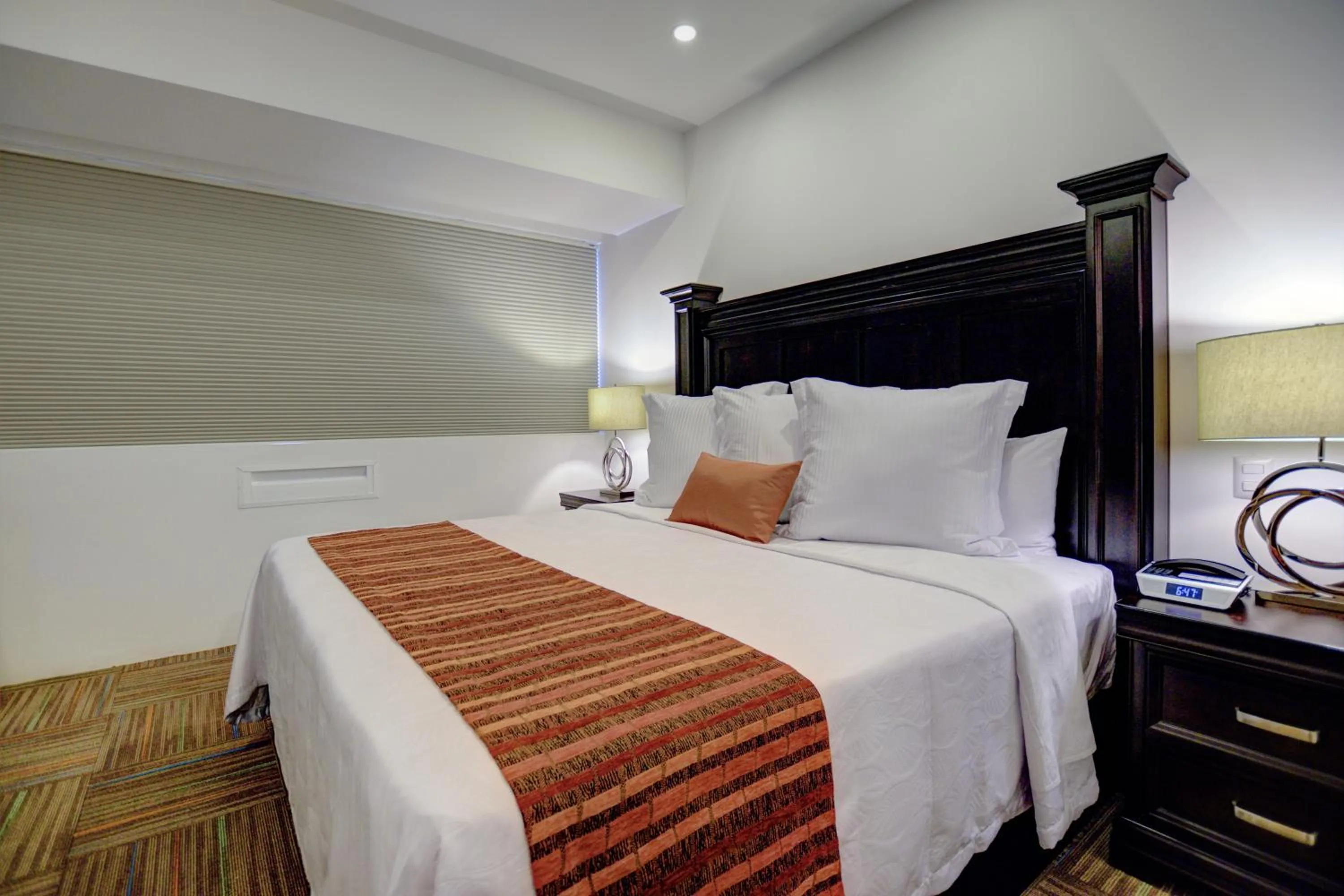 Decorative detail, Bed in Hotel Stadium Leon