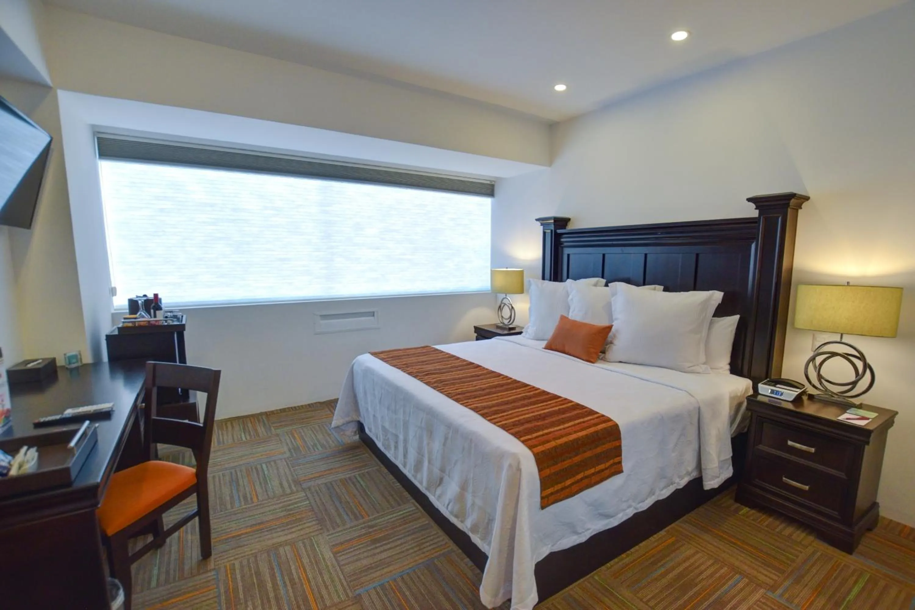 Decorative detail, Bed in Hotel Stadium Leon