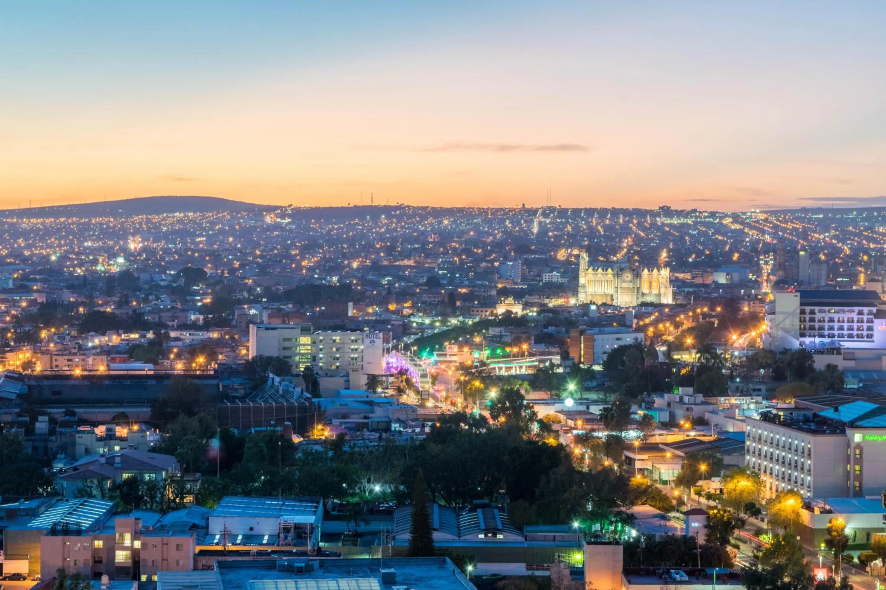 City view in Hotel Stadium Leon