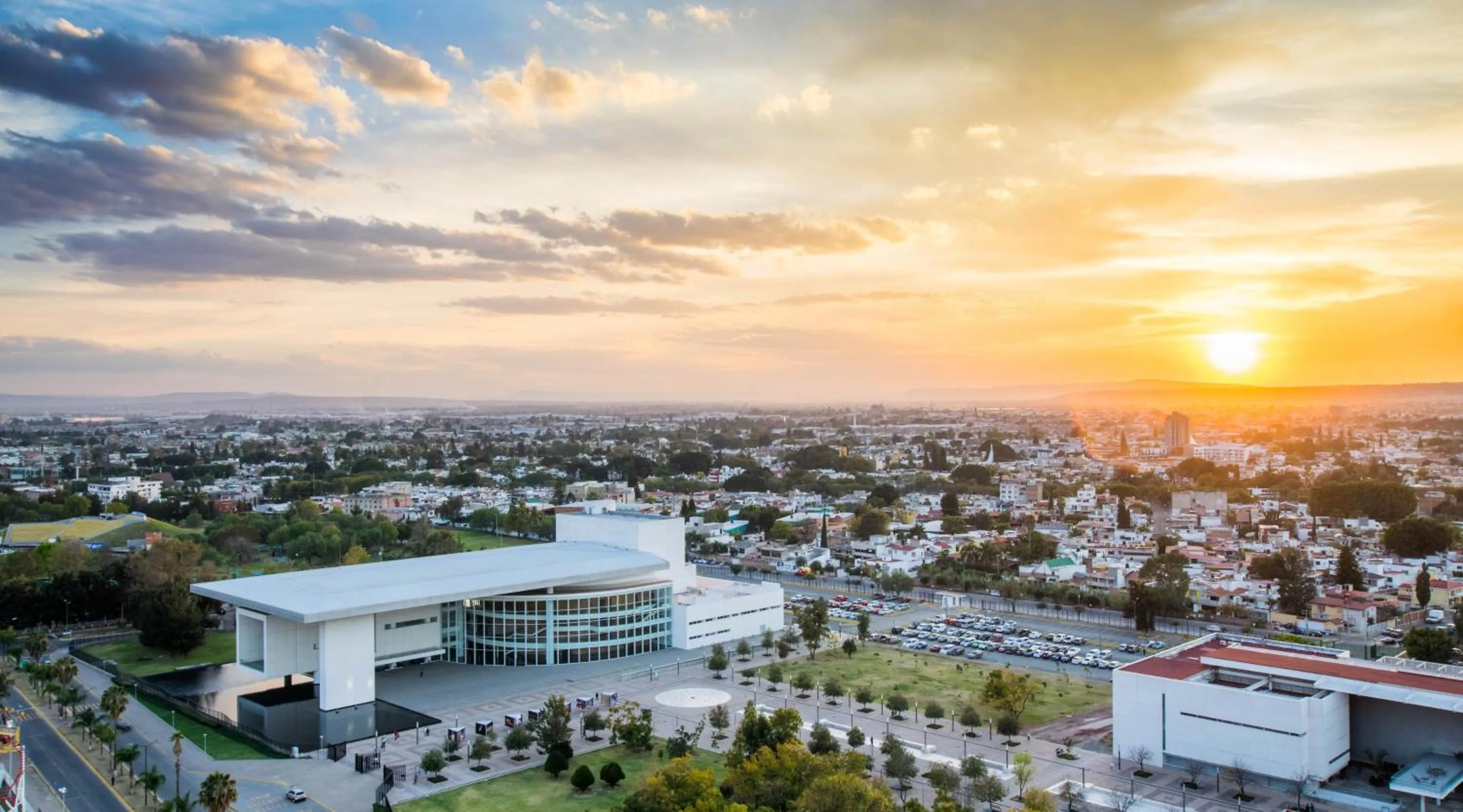 City view in Hotel Stadium Leon