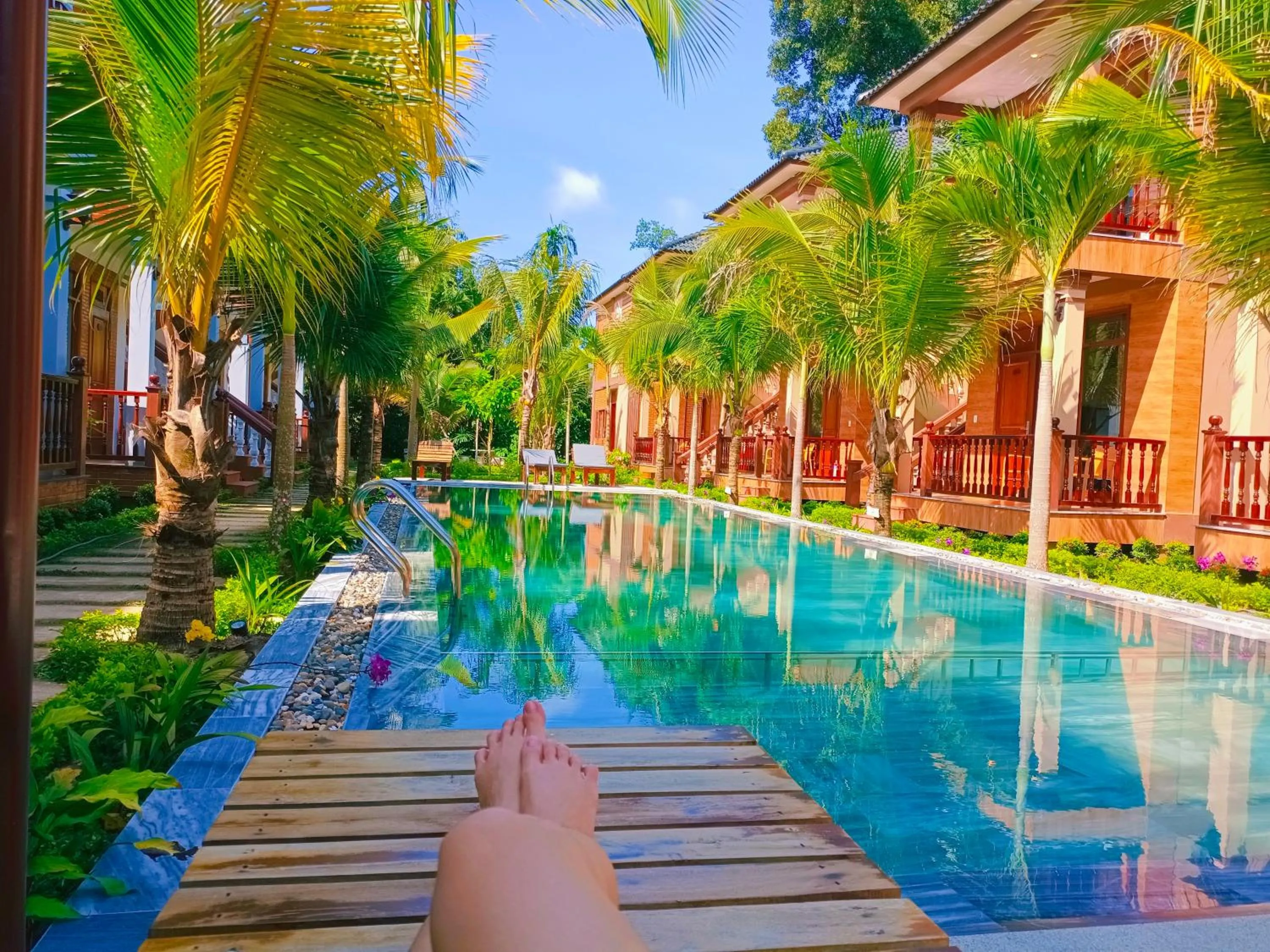 Swimming pool in Valentina Resort & Spa Phu Quoc
