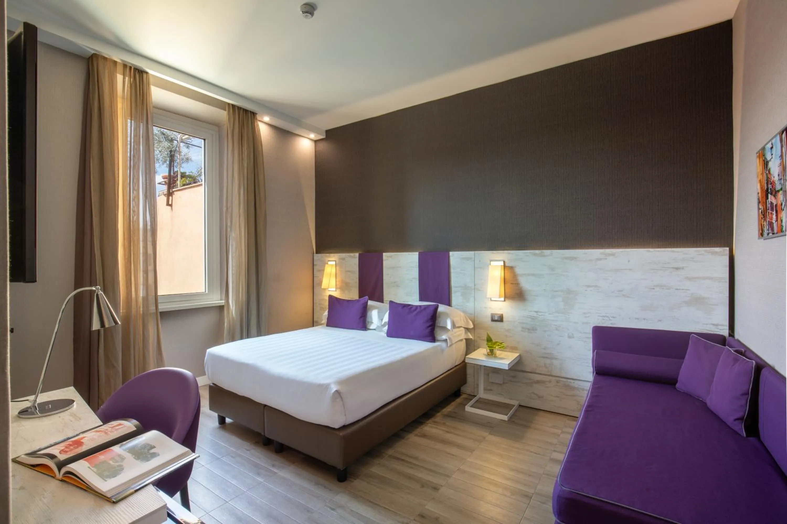 Photo of the whole room, Bed in The Guardian