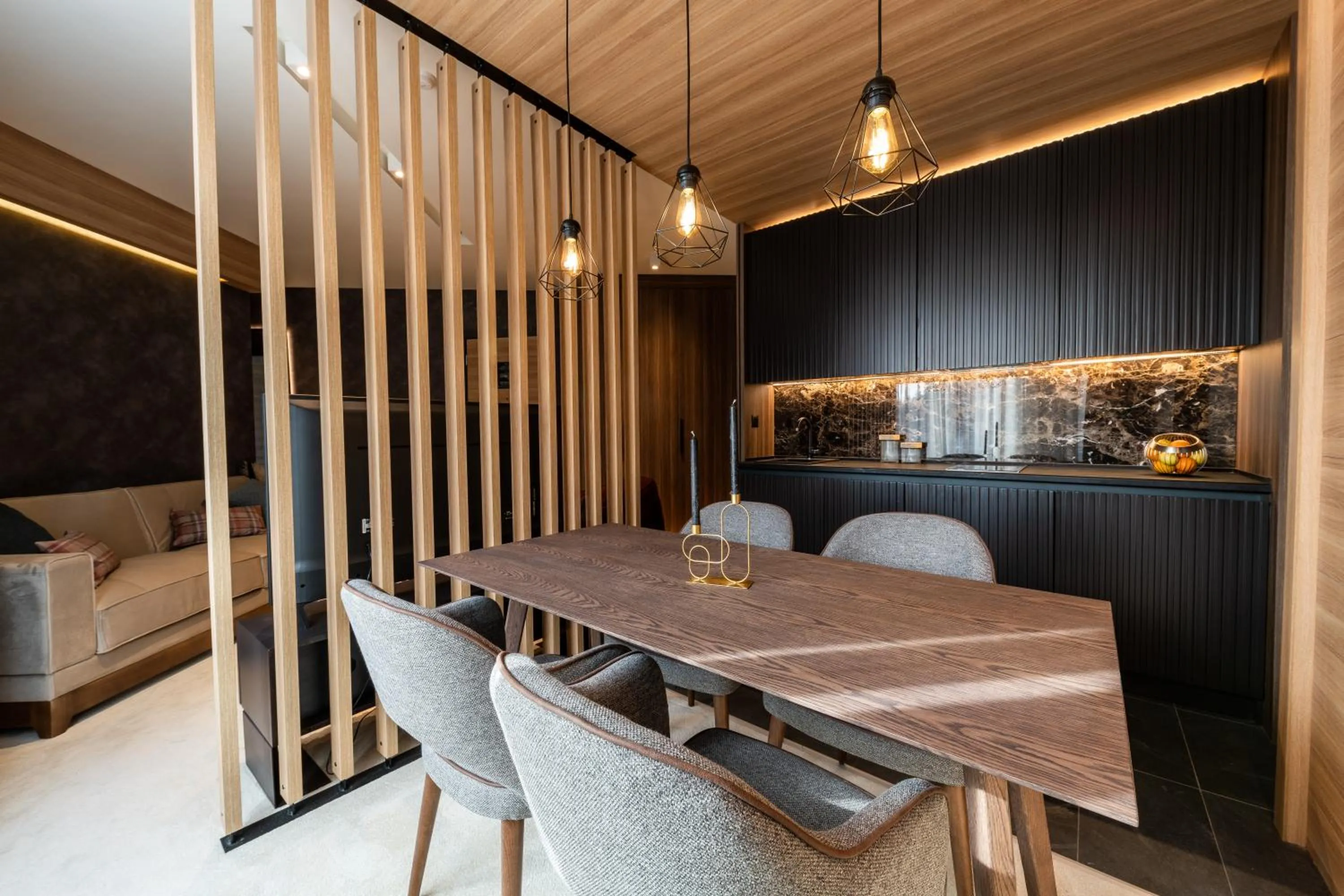 Kitchen or kitchenette in Aparthotel Woodside by Anaya