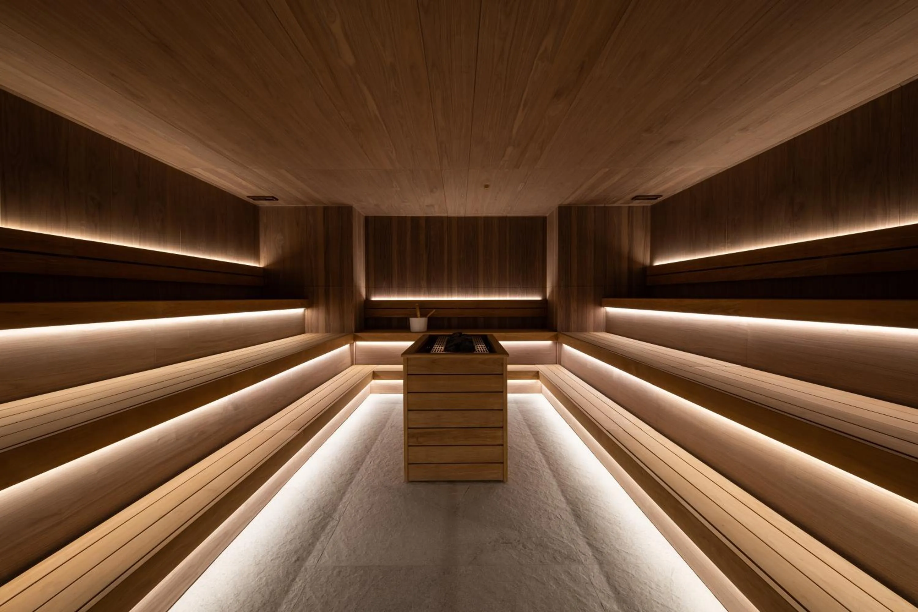 Sauna in Aparthotel Woodside by Anaya