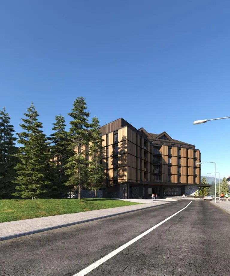 Property building in Aparthotel Woodside by Anaya