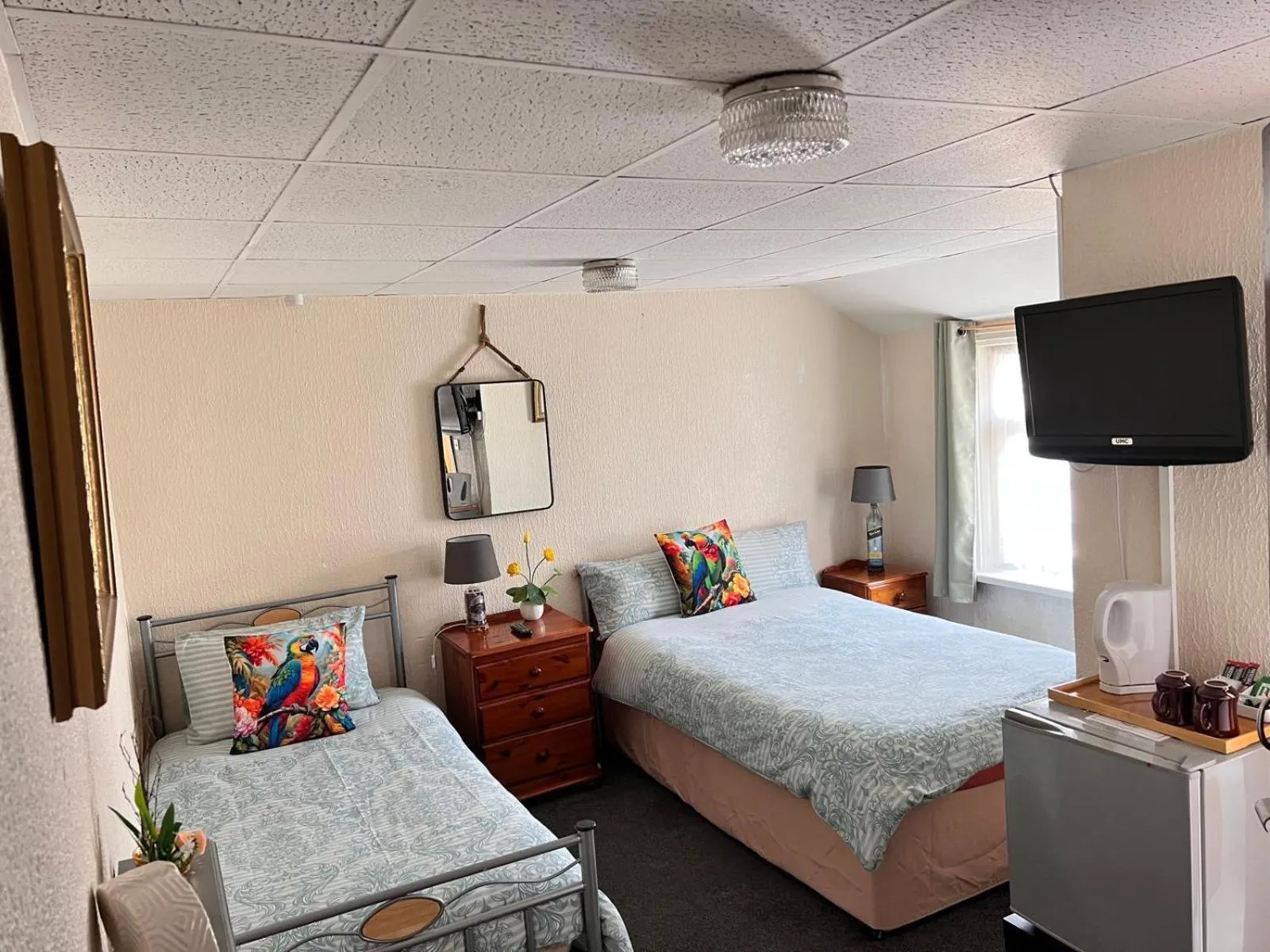 Photo of the whole room, Bed in Galaxy Hotel