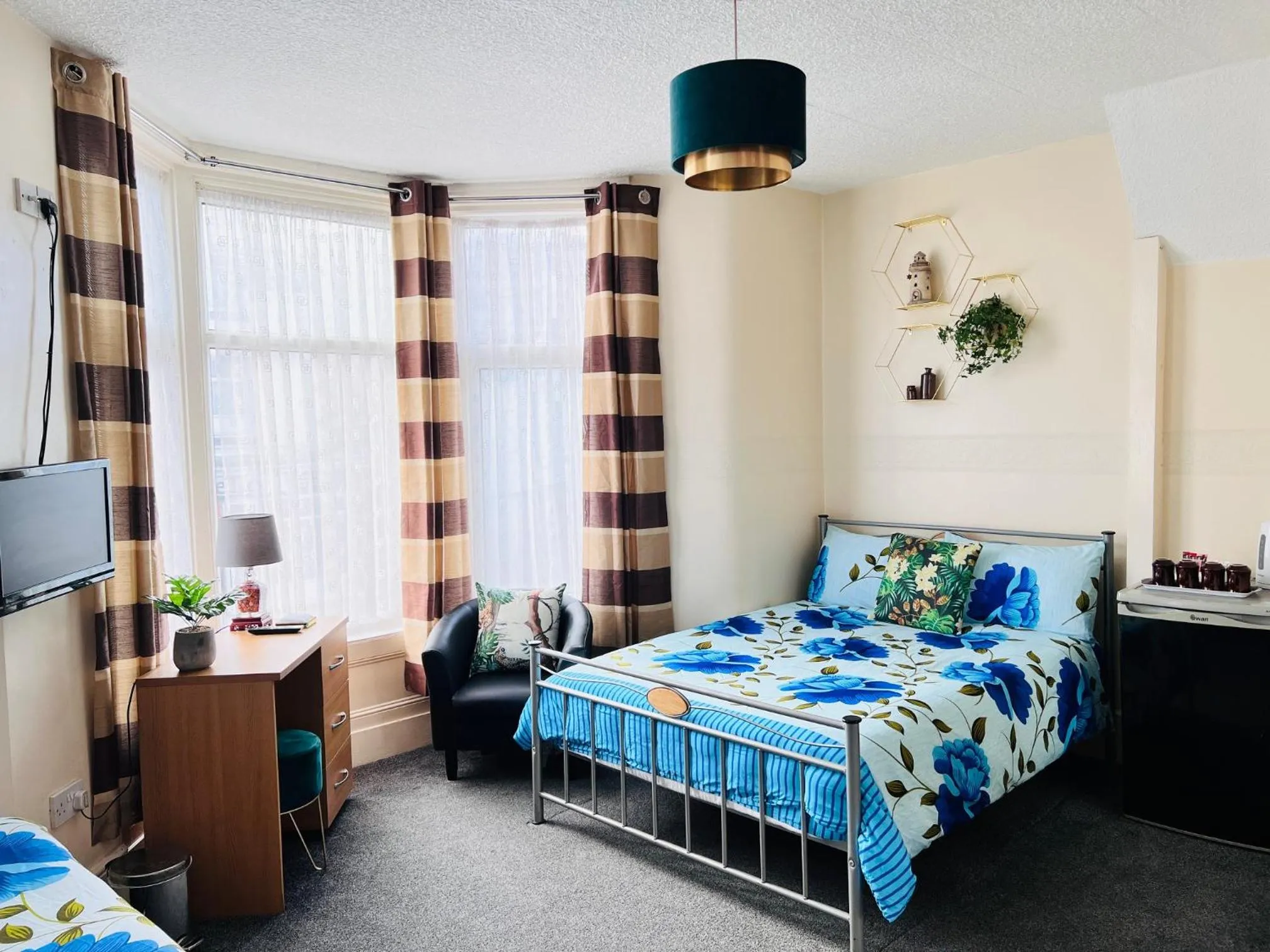 Photo of the whole room, Bed in Galaxy Hotel