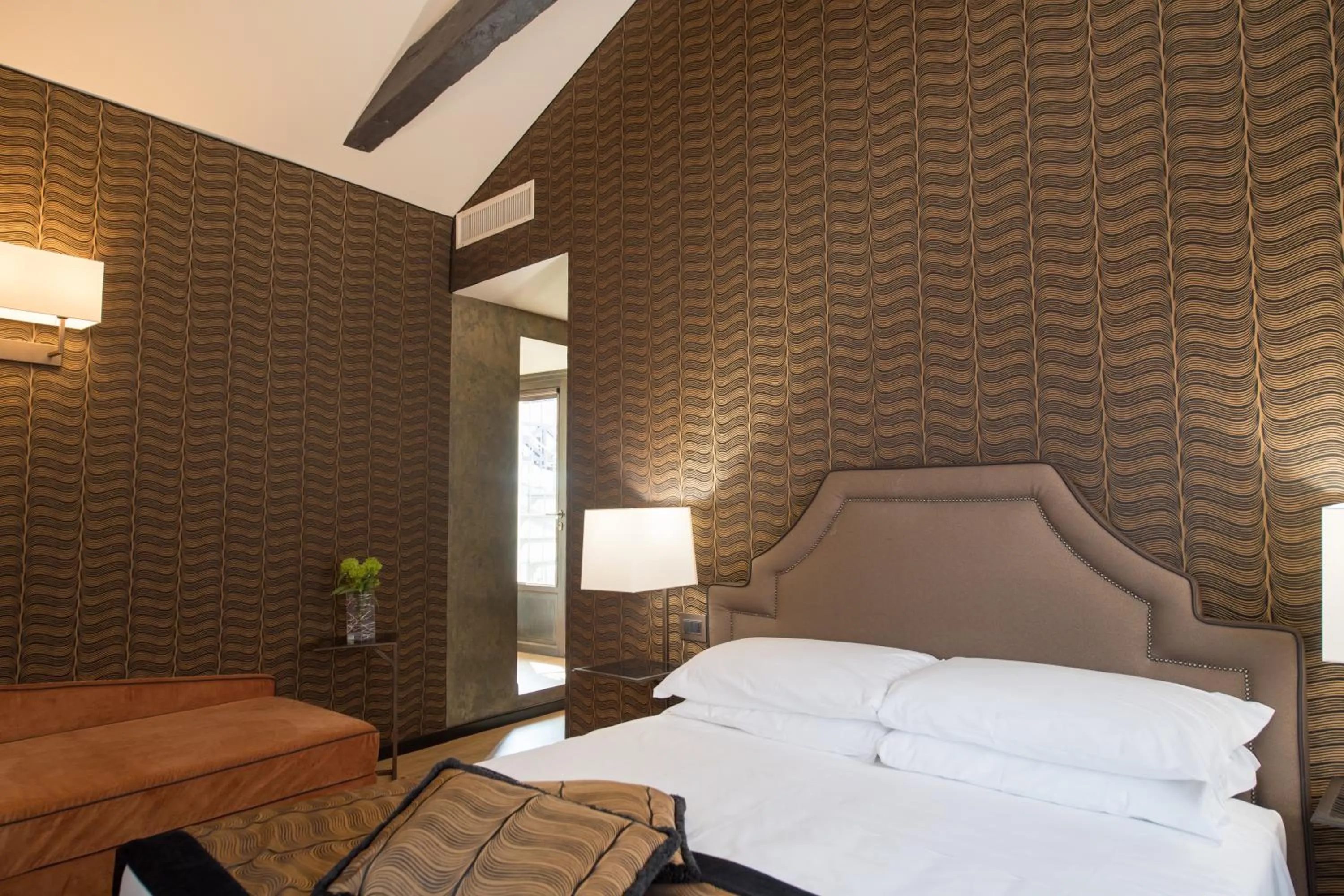 Bedroom, Bed in Hotel Paganelli