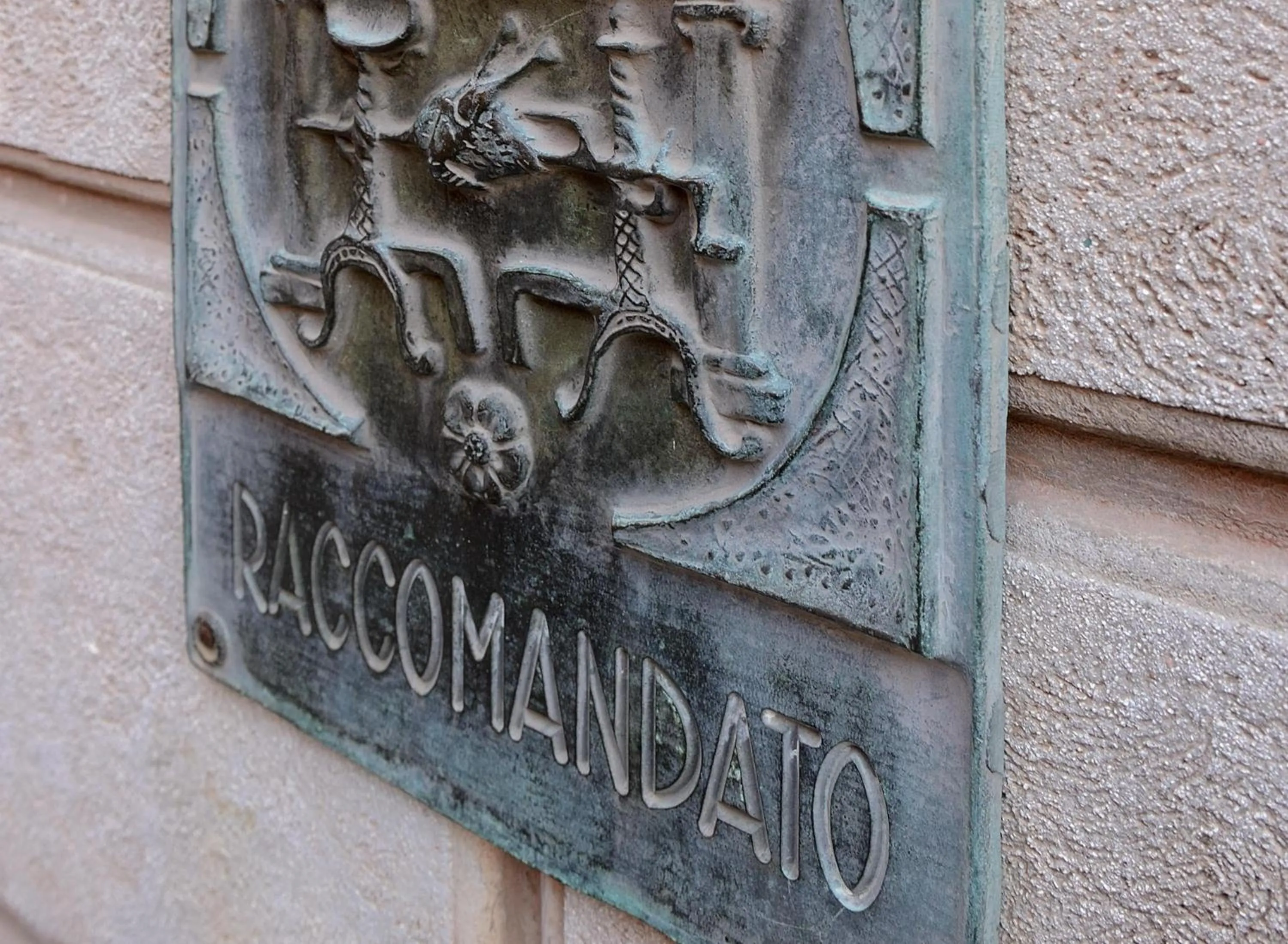 Decorative detail in Hotel Paganelli