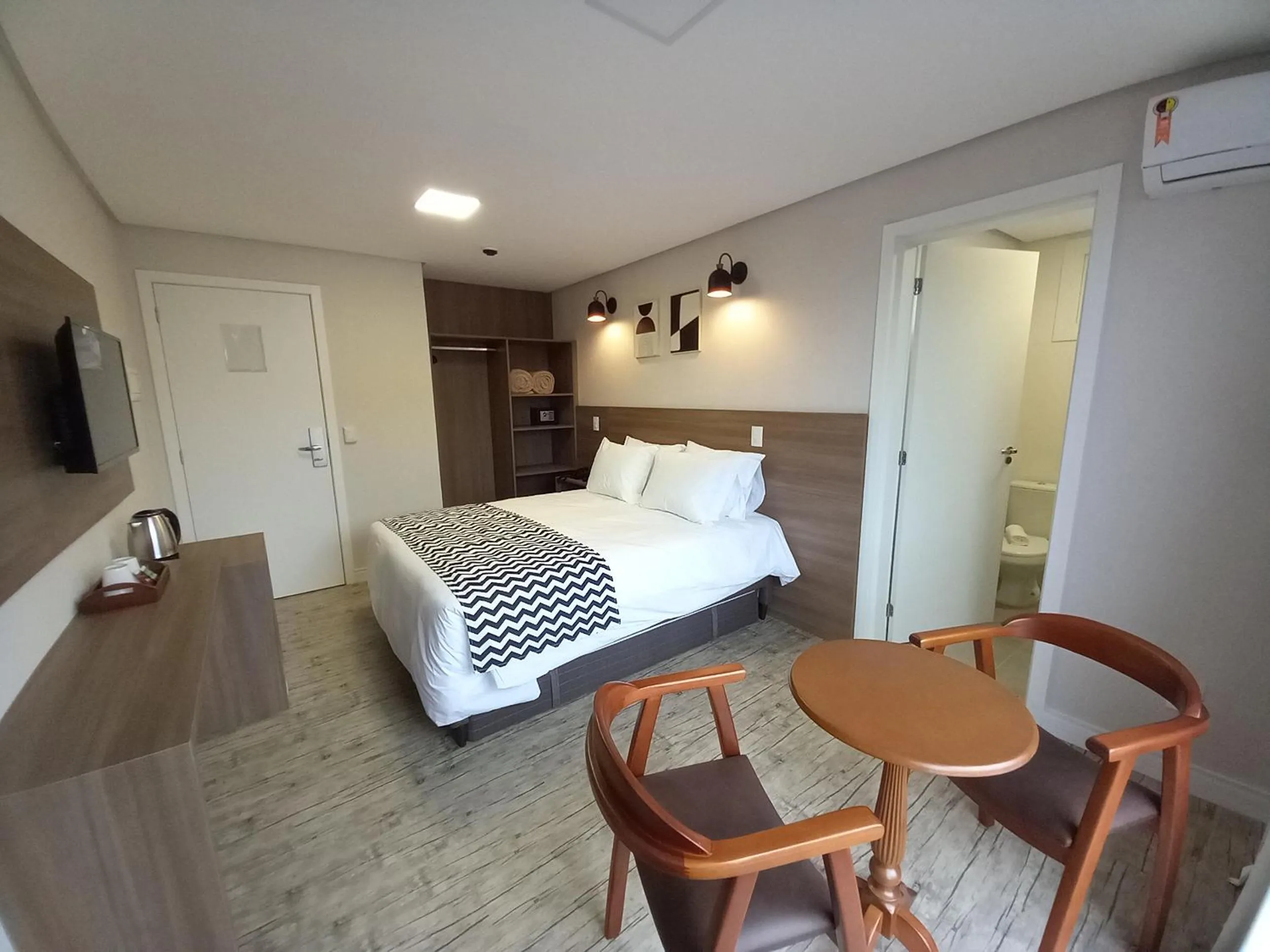 View (from property/room), Bed in Pousada Augusta Canela