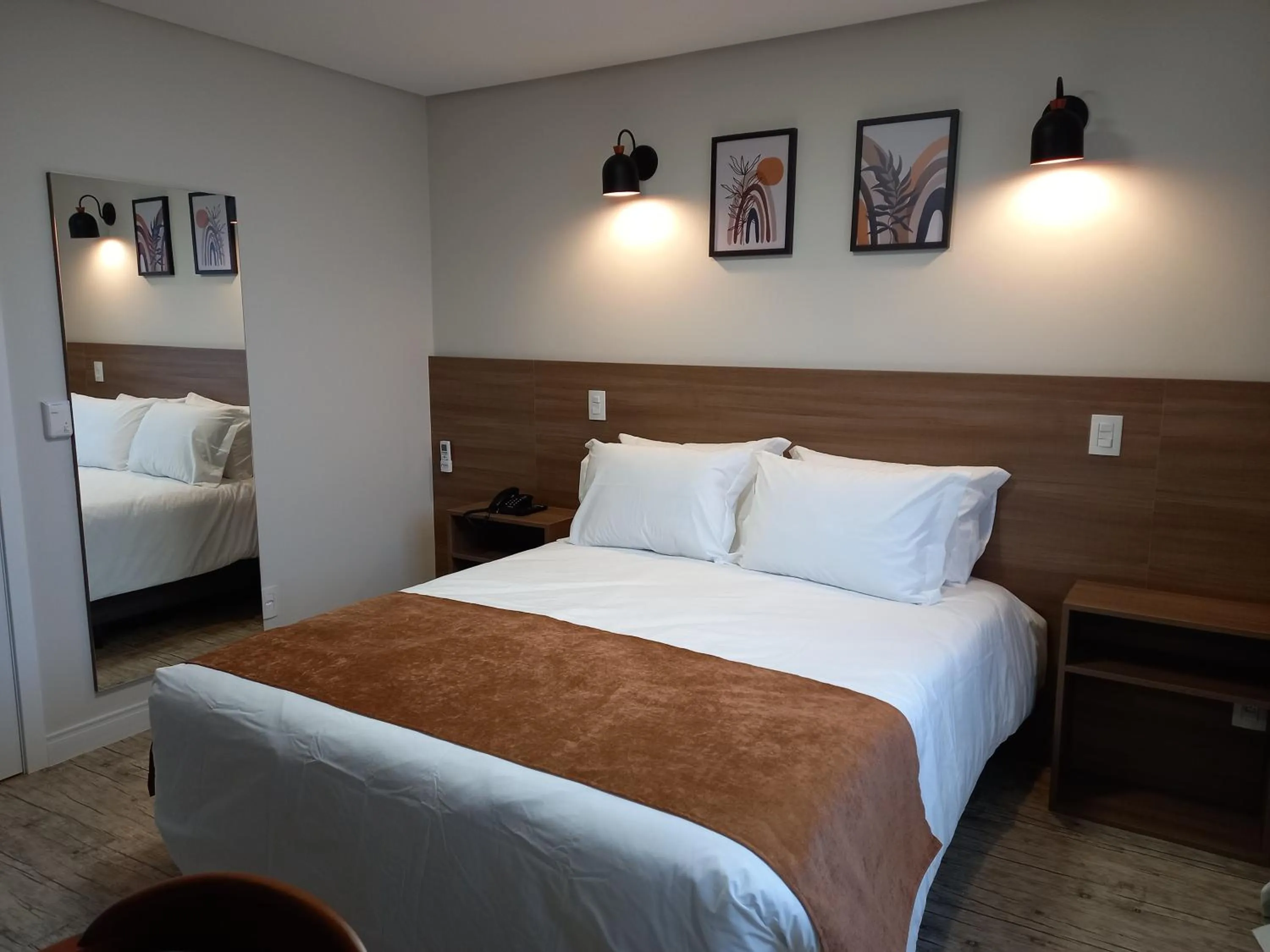 Bed in Pousada Augusta Canela