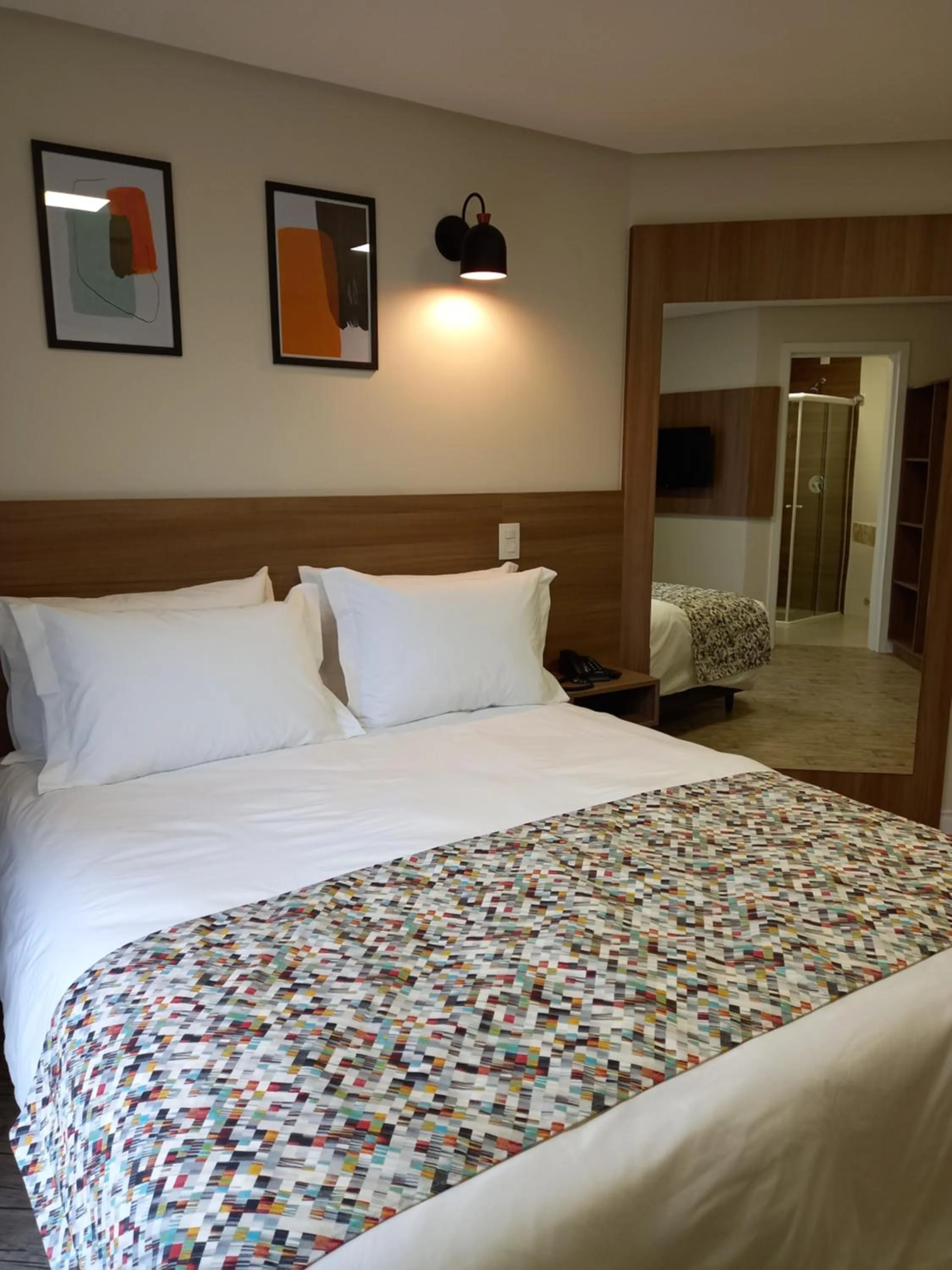 Bed in Pousada Augusta Canela