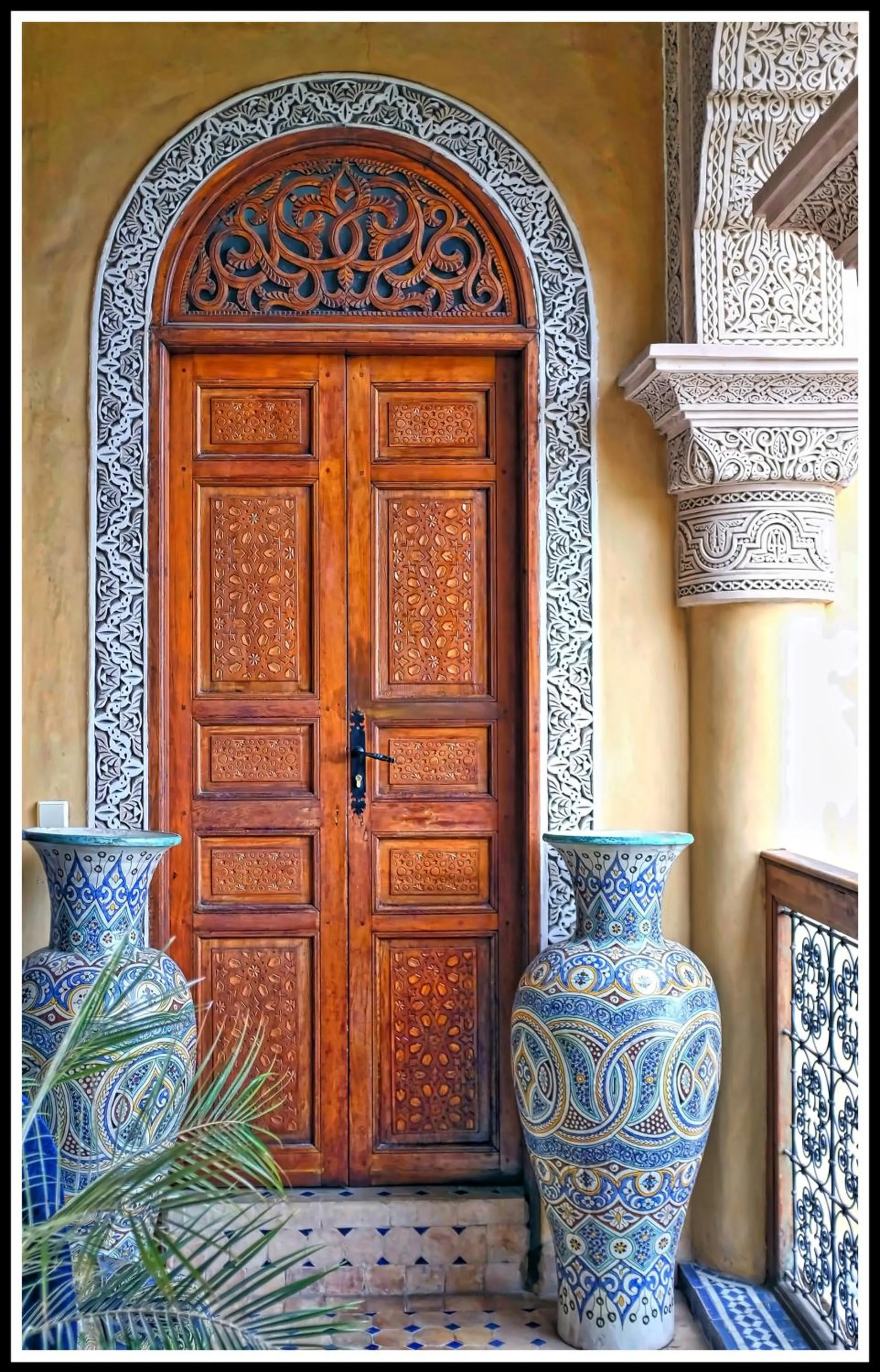 Facade/entrance in Riad Layalina Fes