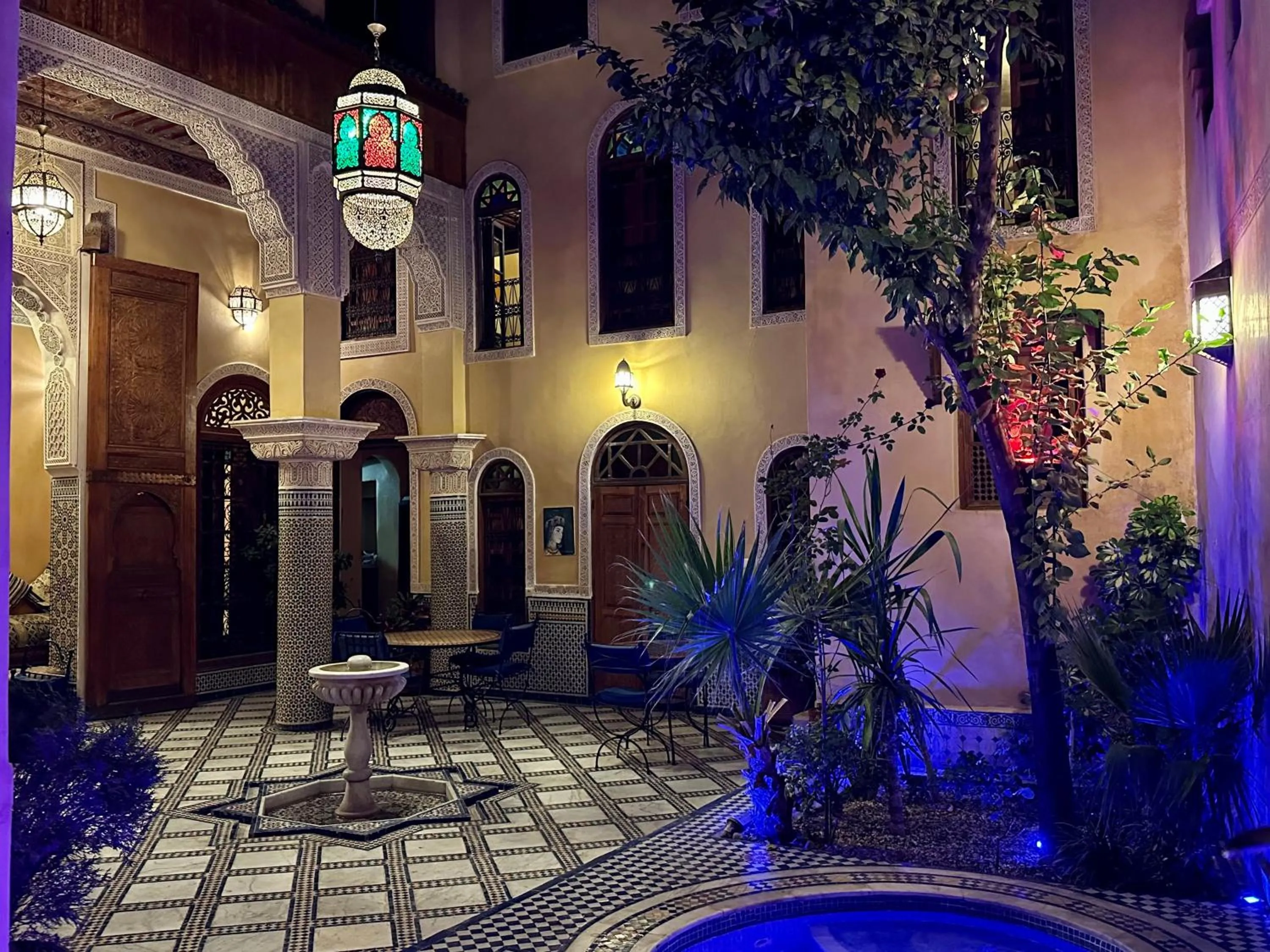 Patio in Riad Layalina Fes