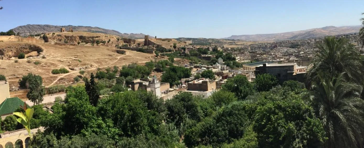City view in Riad Layalina Fes