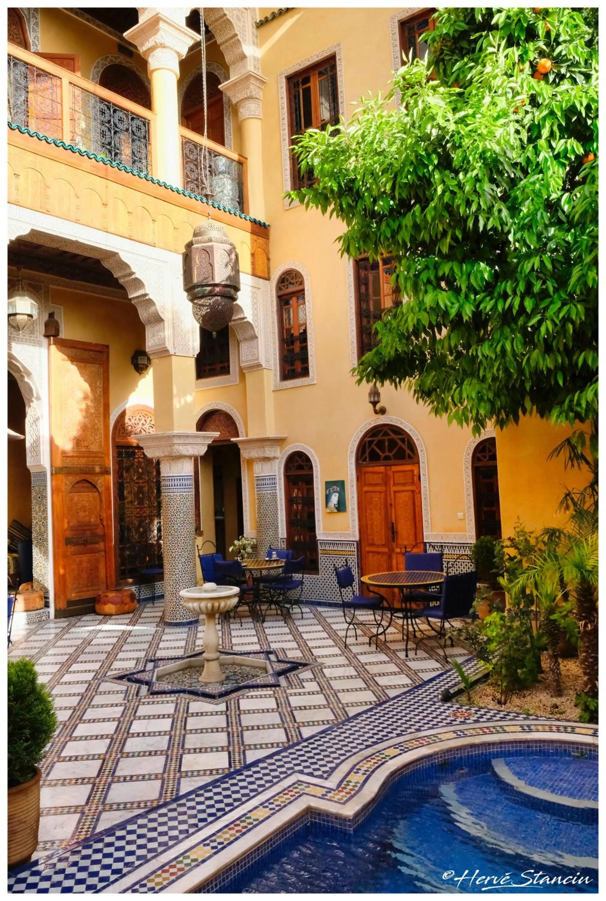 Patio in Riad Layalina Fes