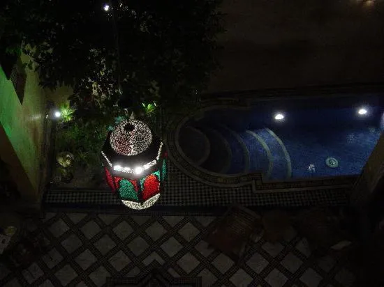 Decorative detail in Riad Layalina Fes