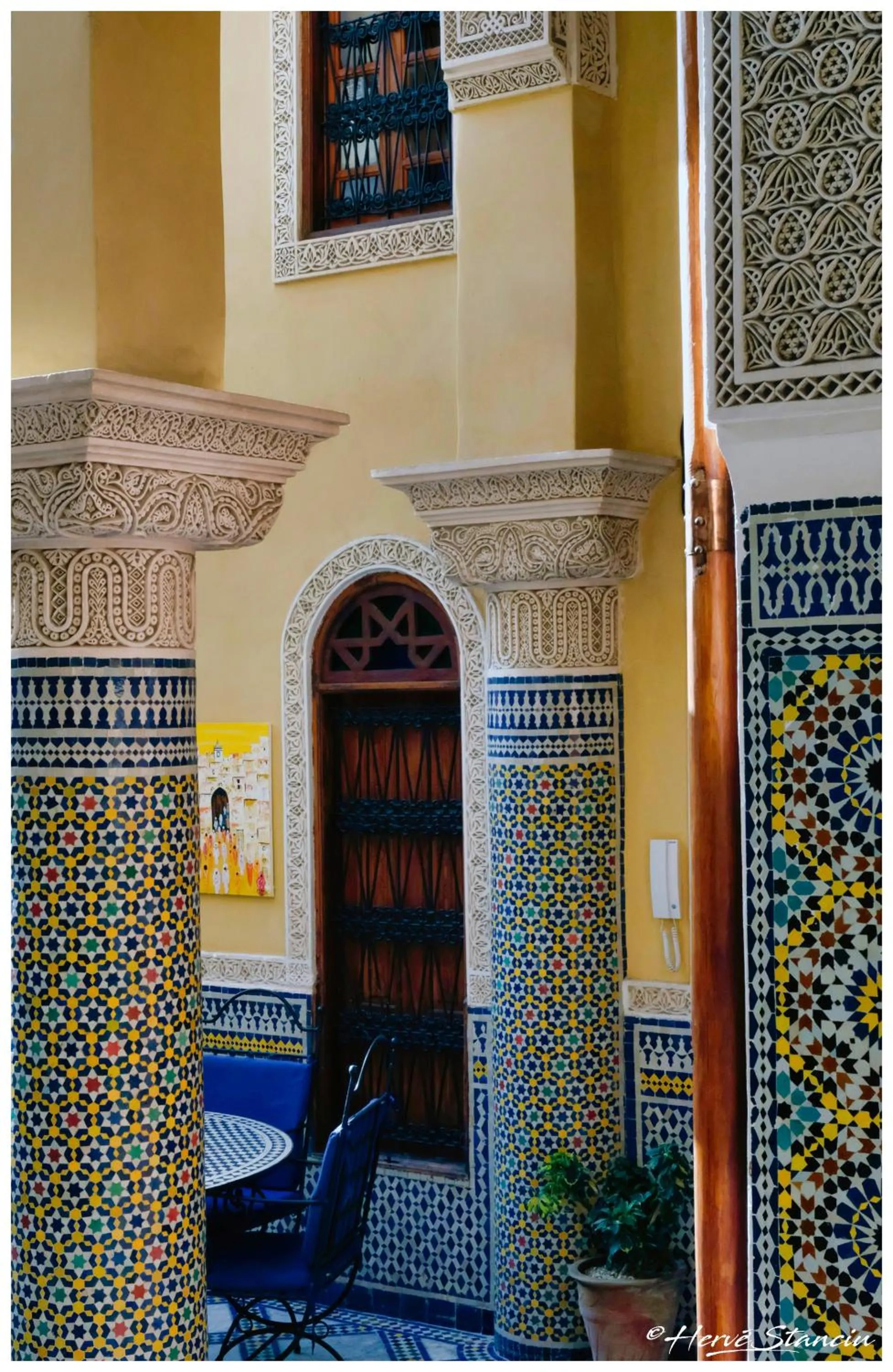 Patio in Riad Layalina Fes