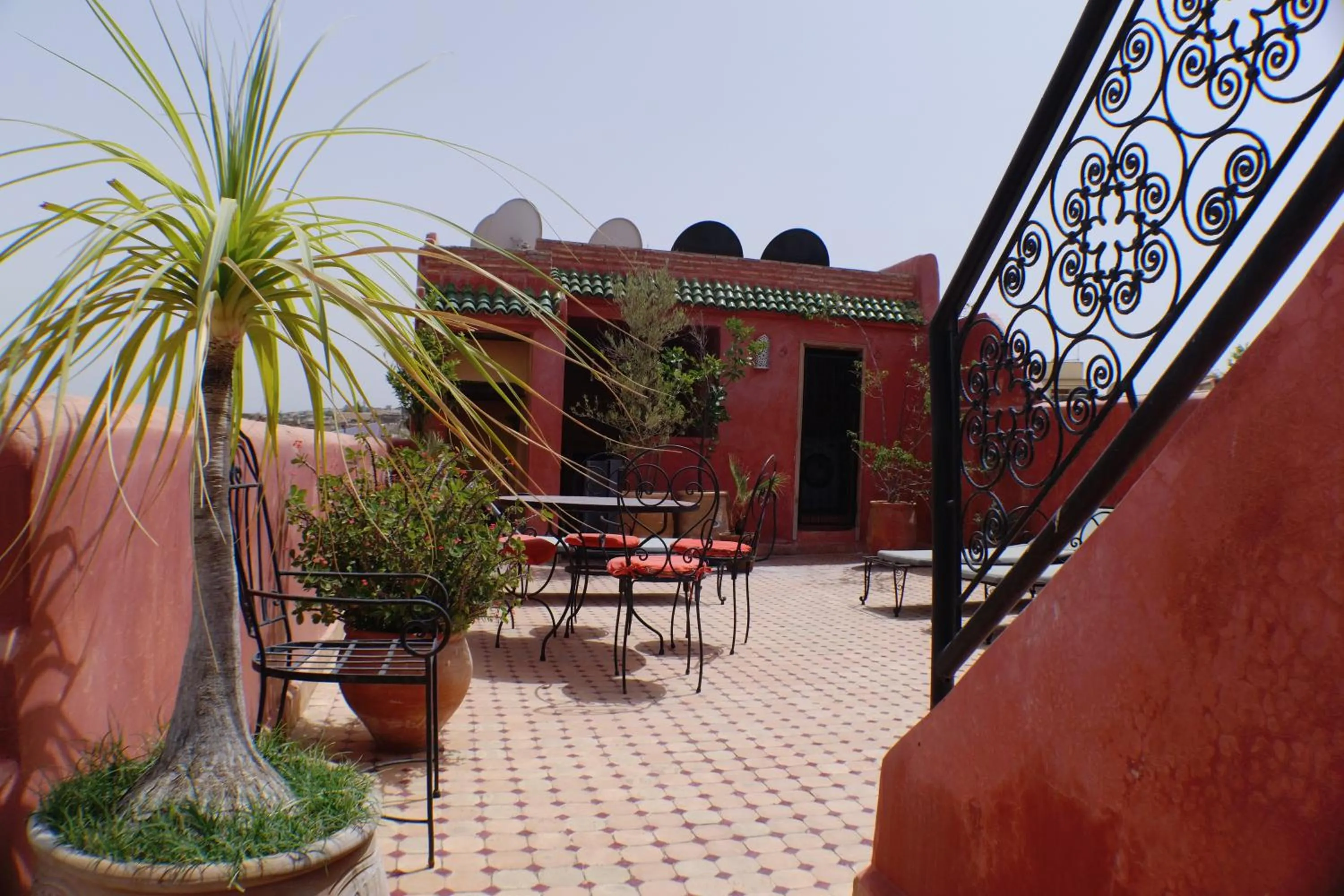 Balcony/Terrace in Riad Layalina Fes
