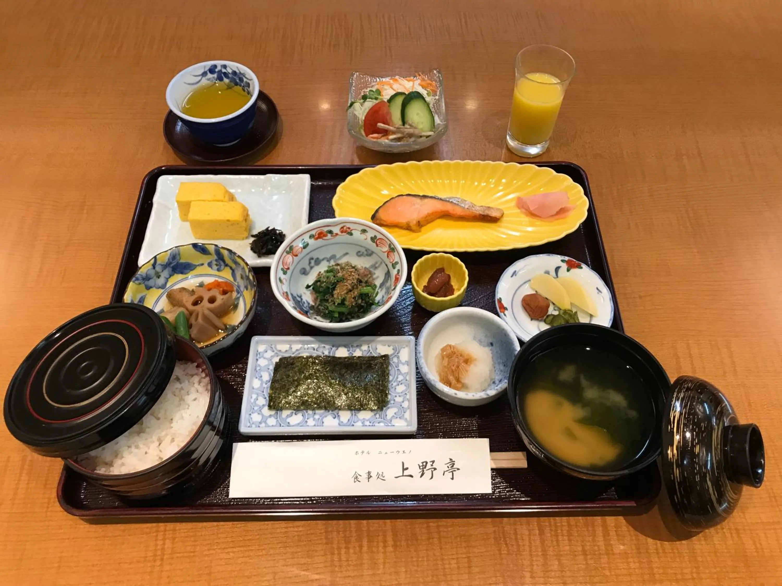 Breakfast in Hotel New Ueno
