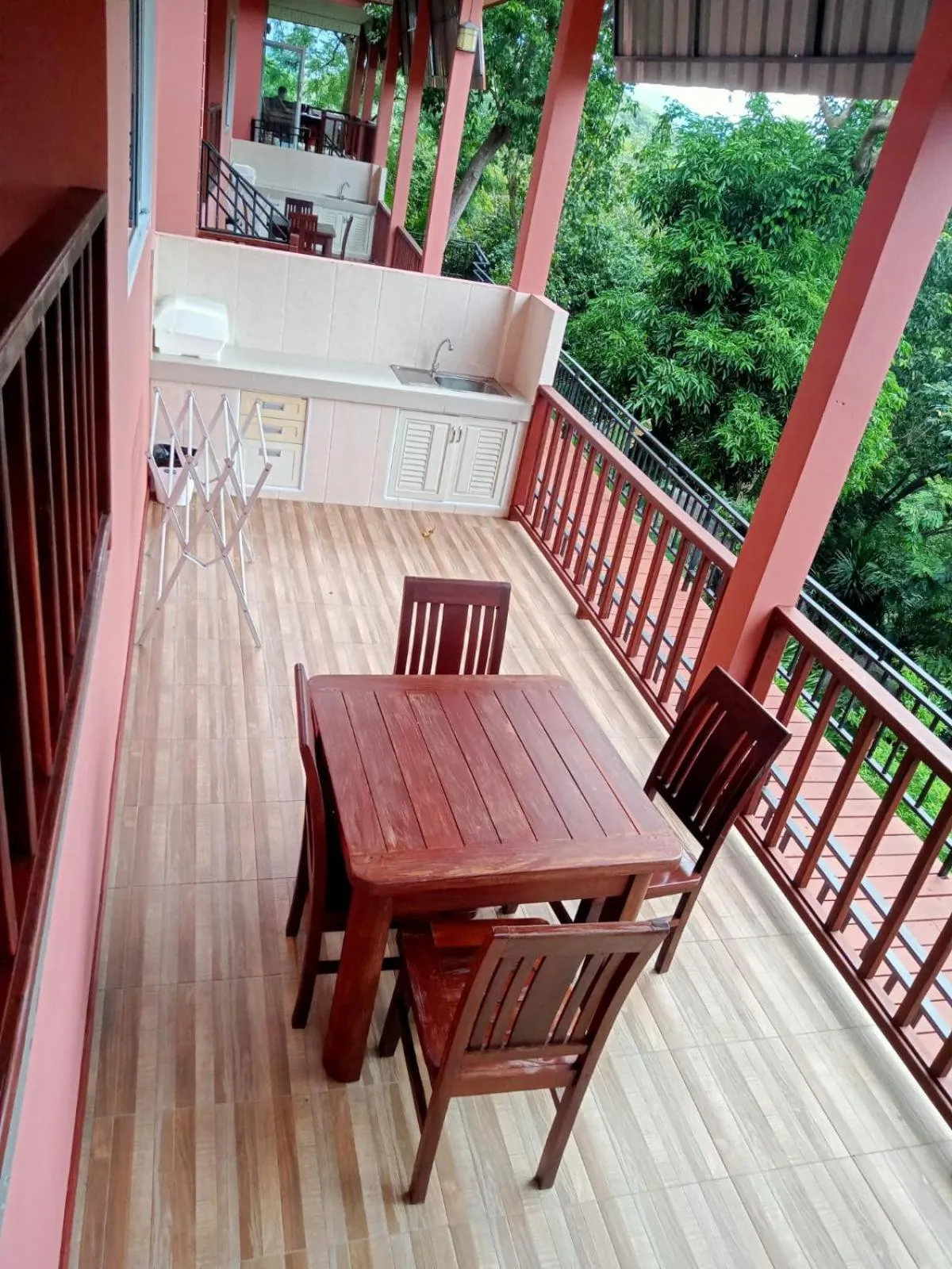 Patio in PawPaw Resort