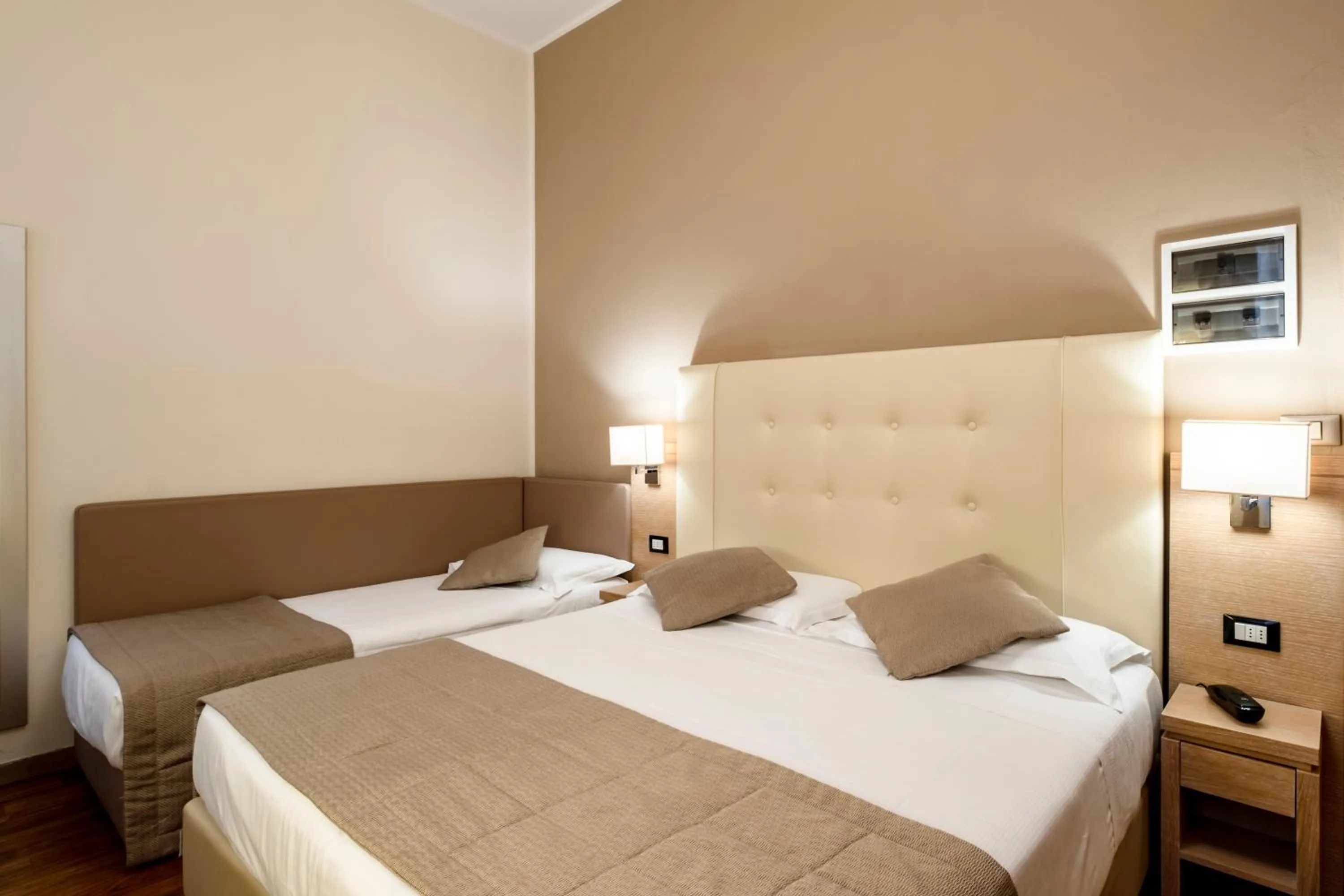 Bed in Hotel Accademia