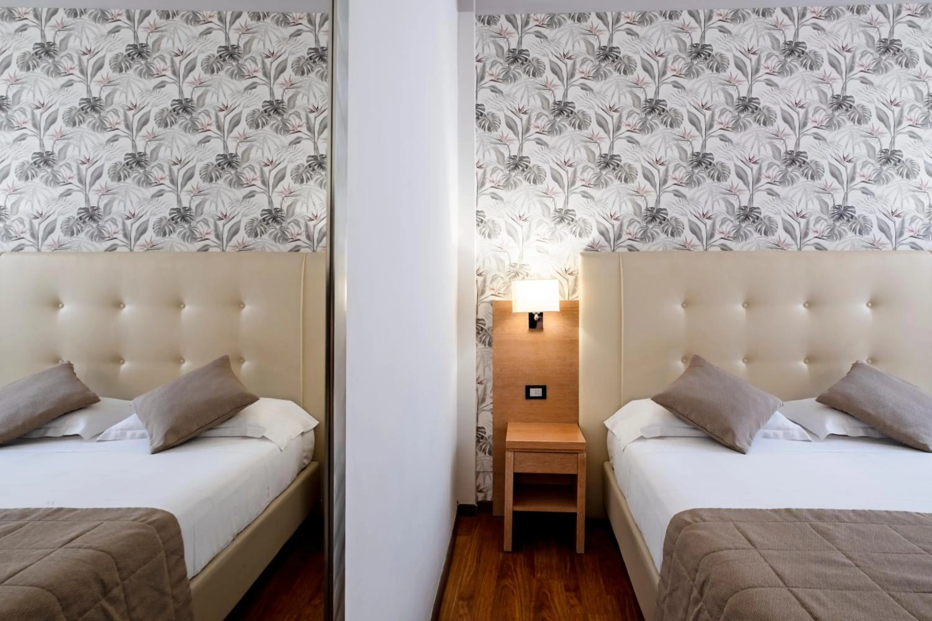 Bed in Hotel Accademia