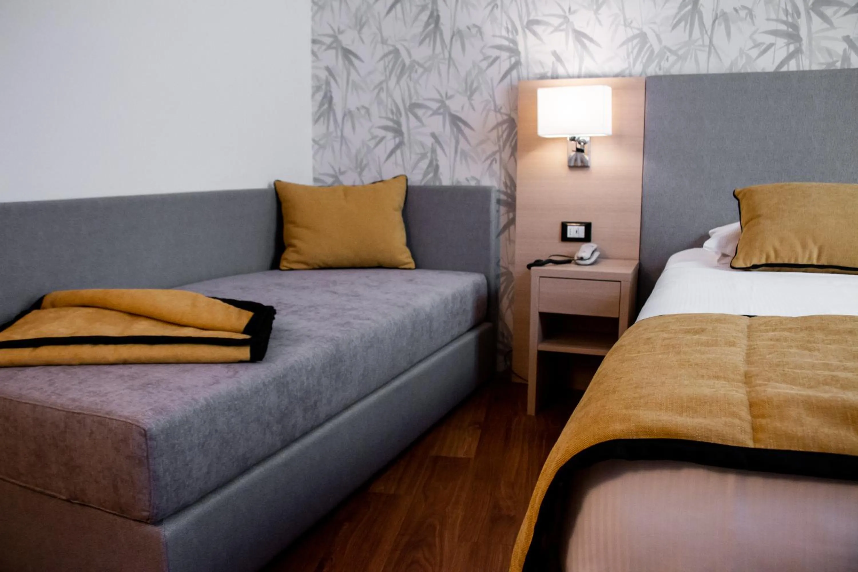 Bed in Hotel Accademia