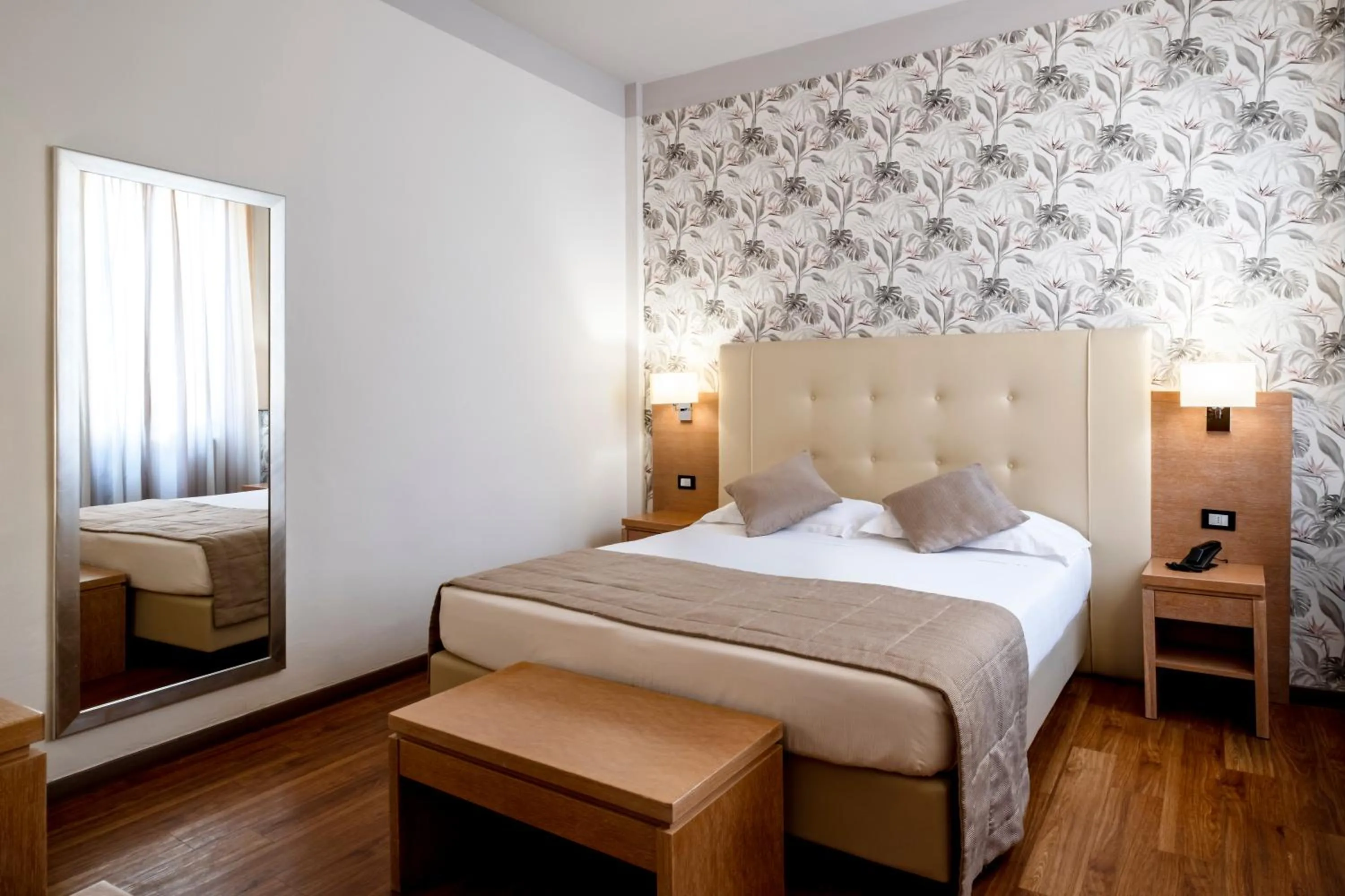 Bed in Hotel Accademia