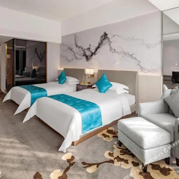 Bed in Huaqiang Plaza Hotel Shenzhen