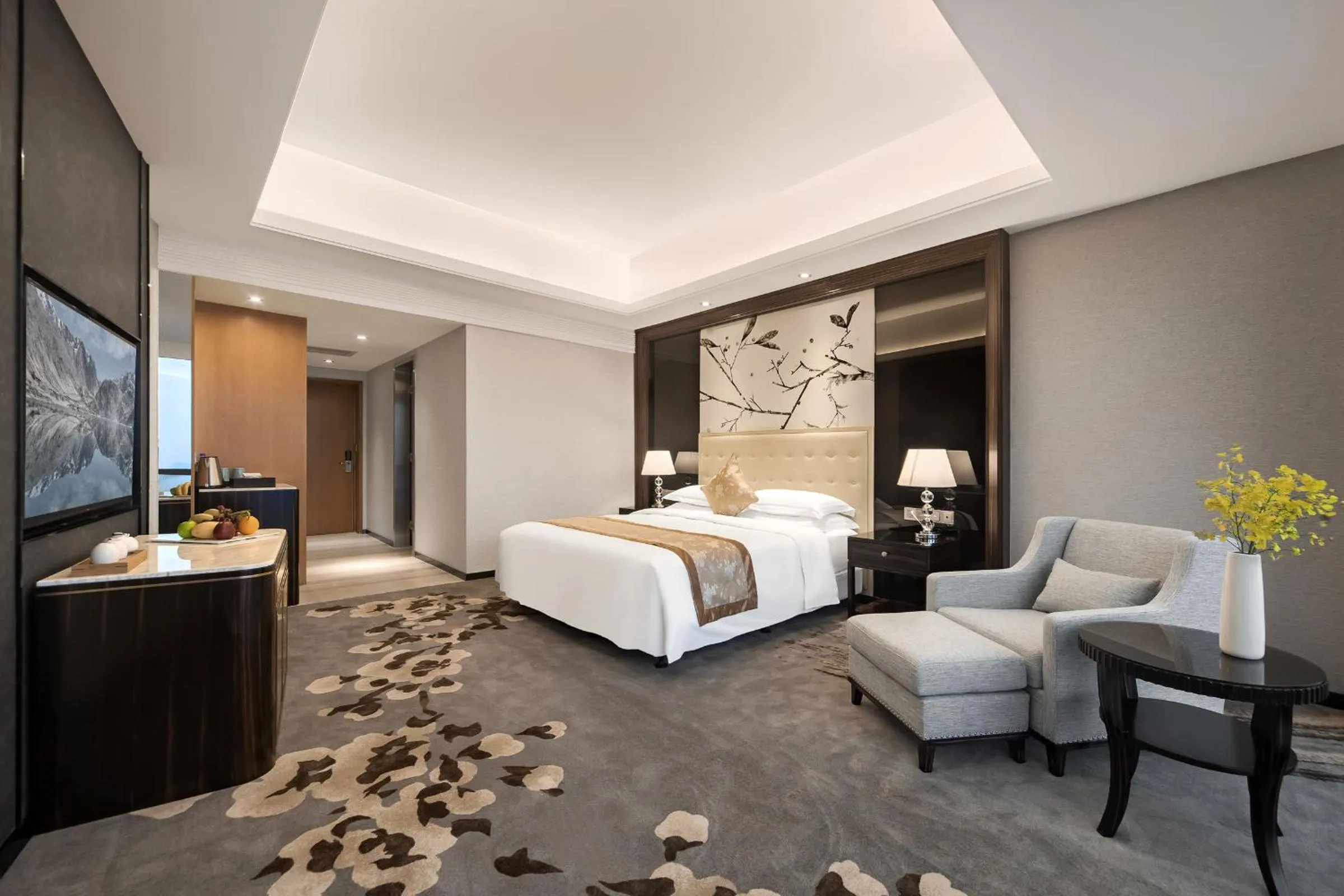 Bed in Huaqiang Plaza Hotel Shenzhen
