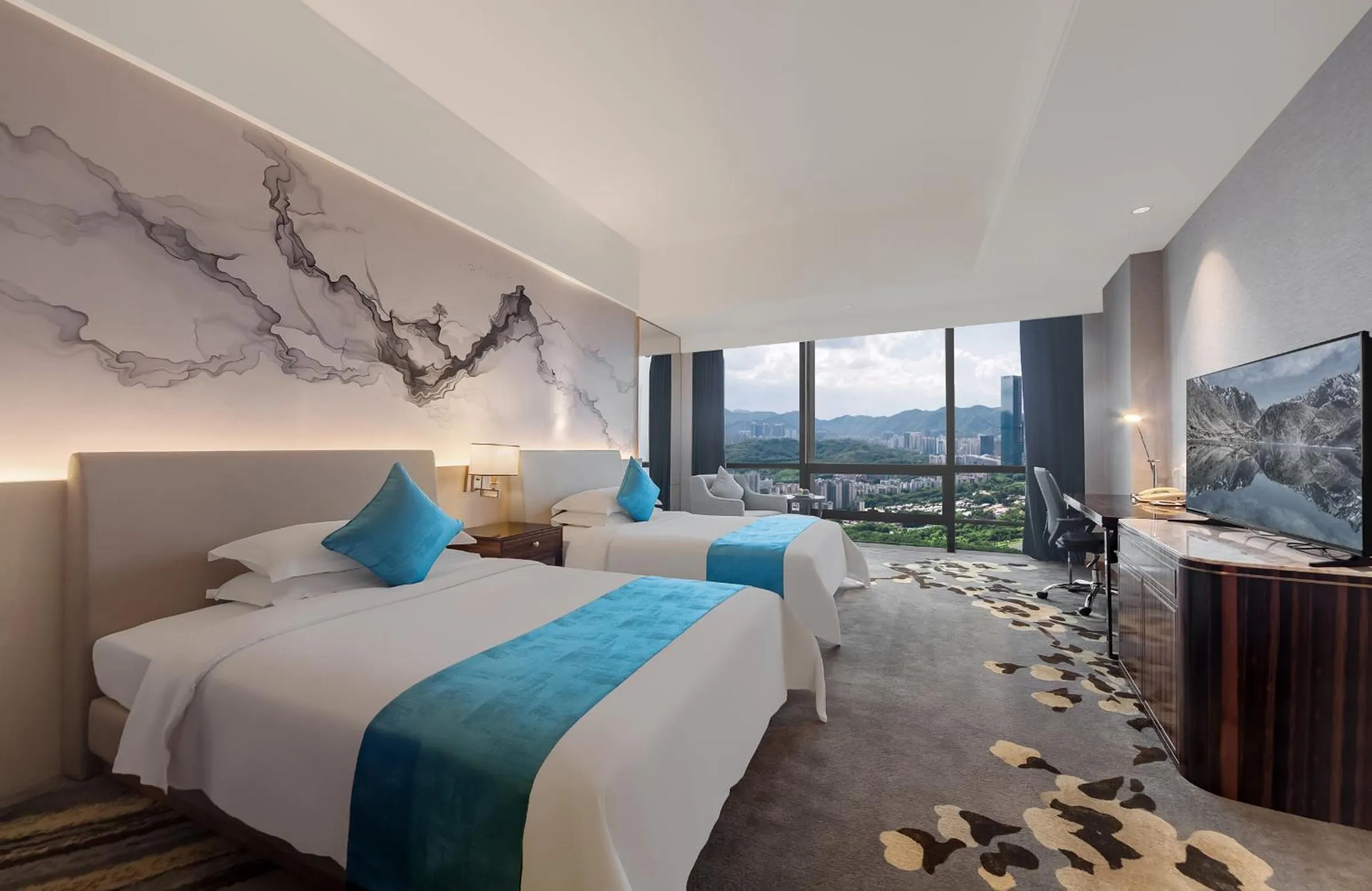 Bed in Huaqiang Plaza Hotel Shenzhen