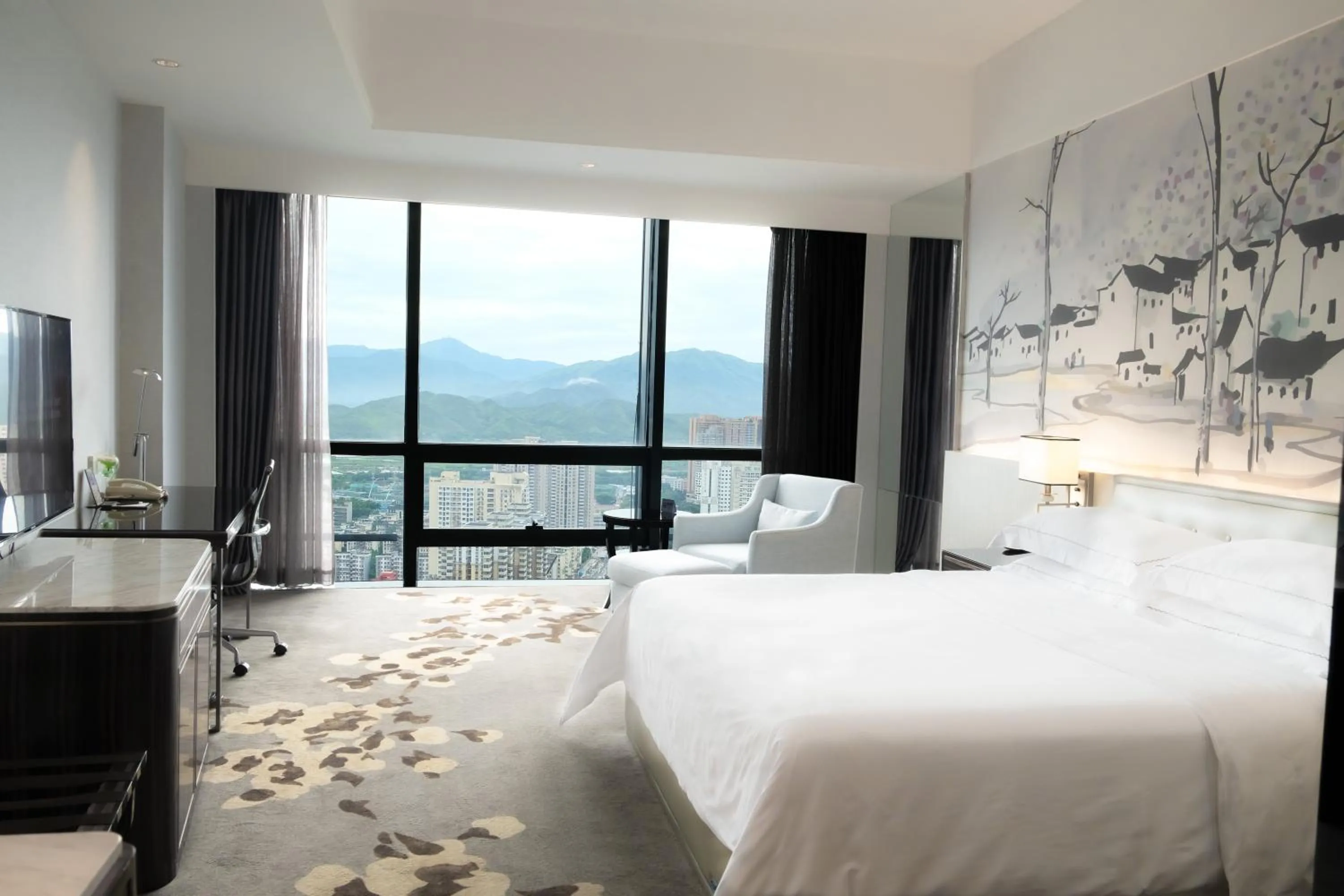 Bed in Huaqiang Plaza Hotel Shenzhen